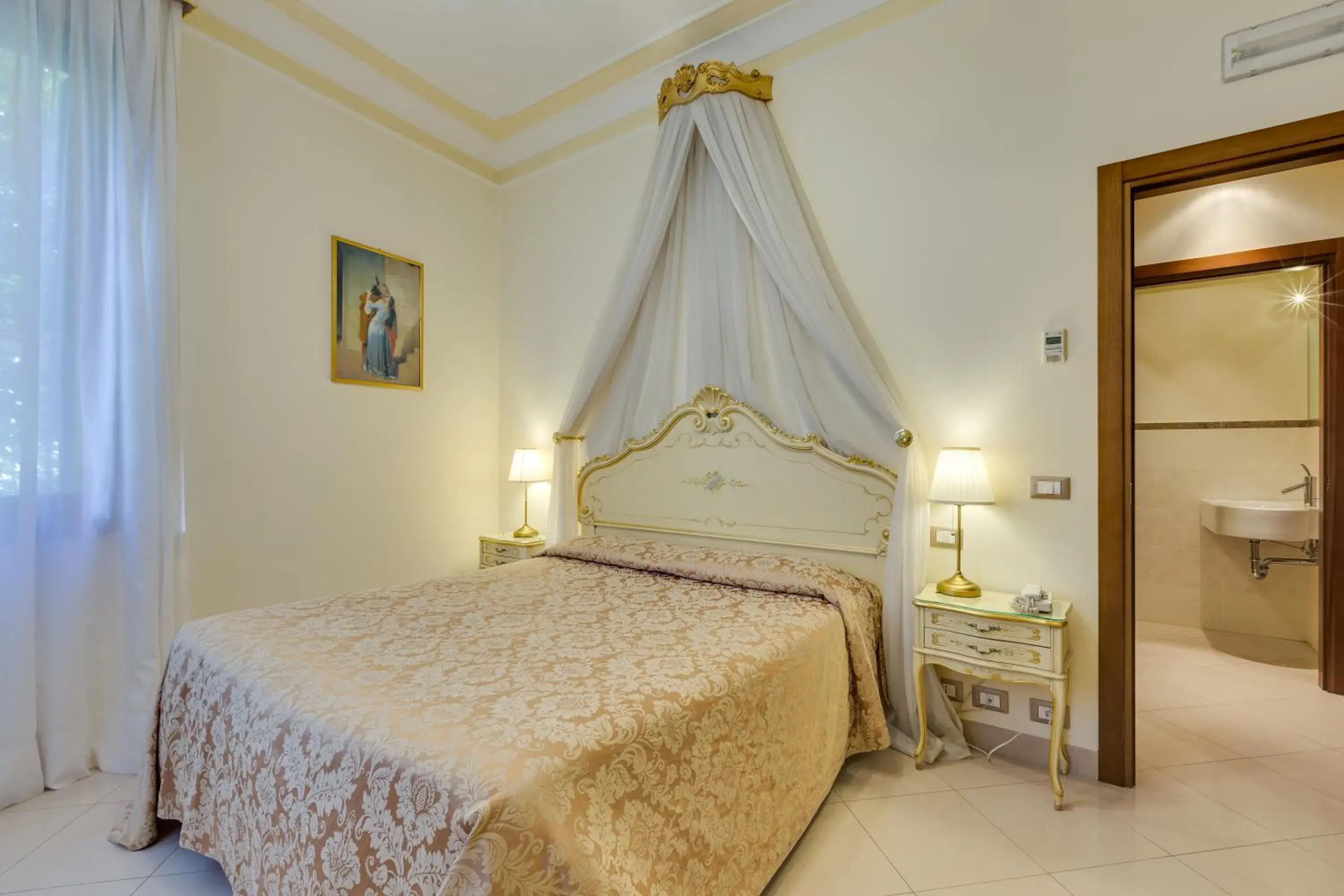 Bed in Hotel Marte Bed in Hotel Marte