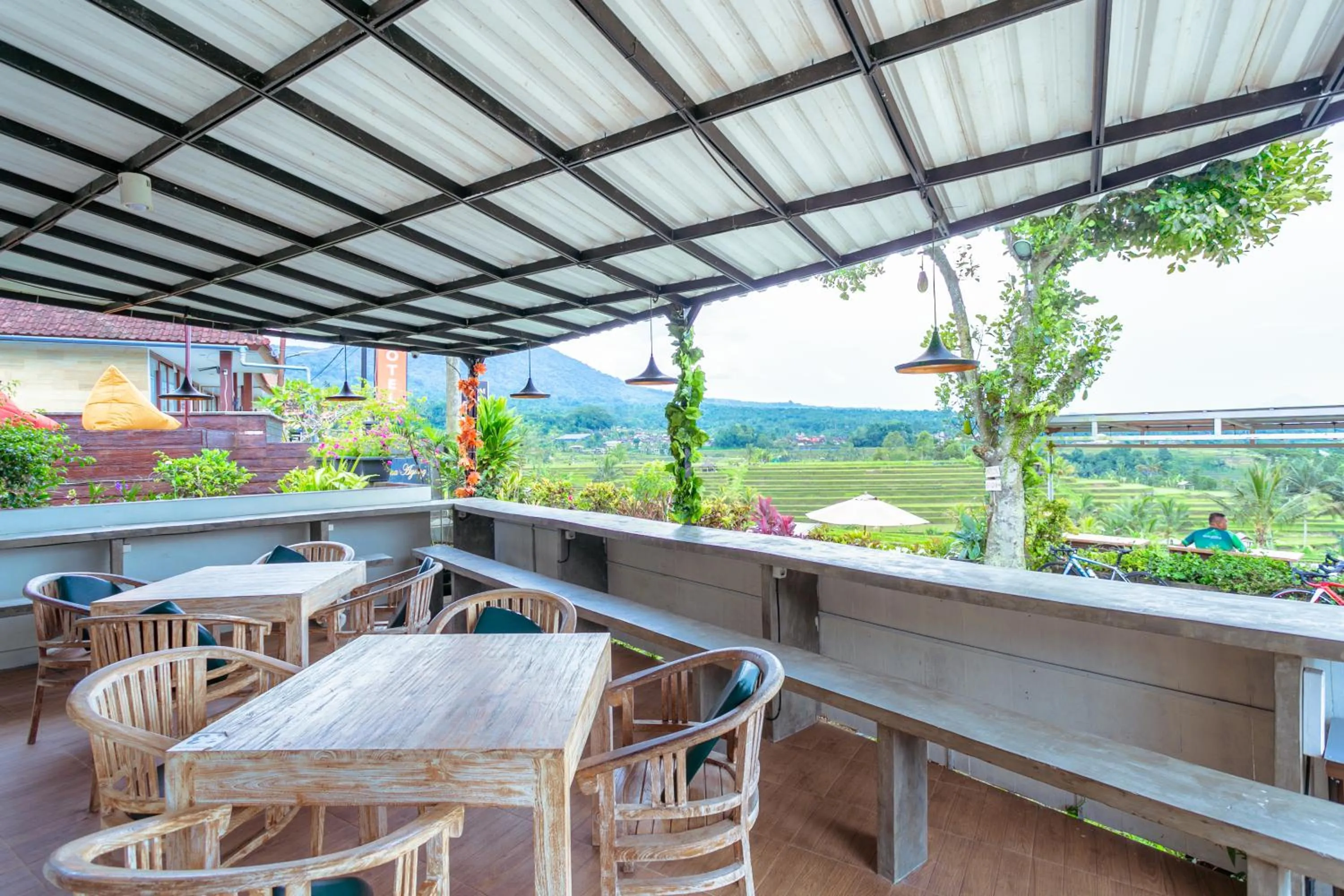 Lounge or bar in Bhuana Agung Villa and Restaurant