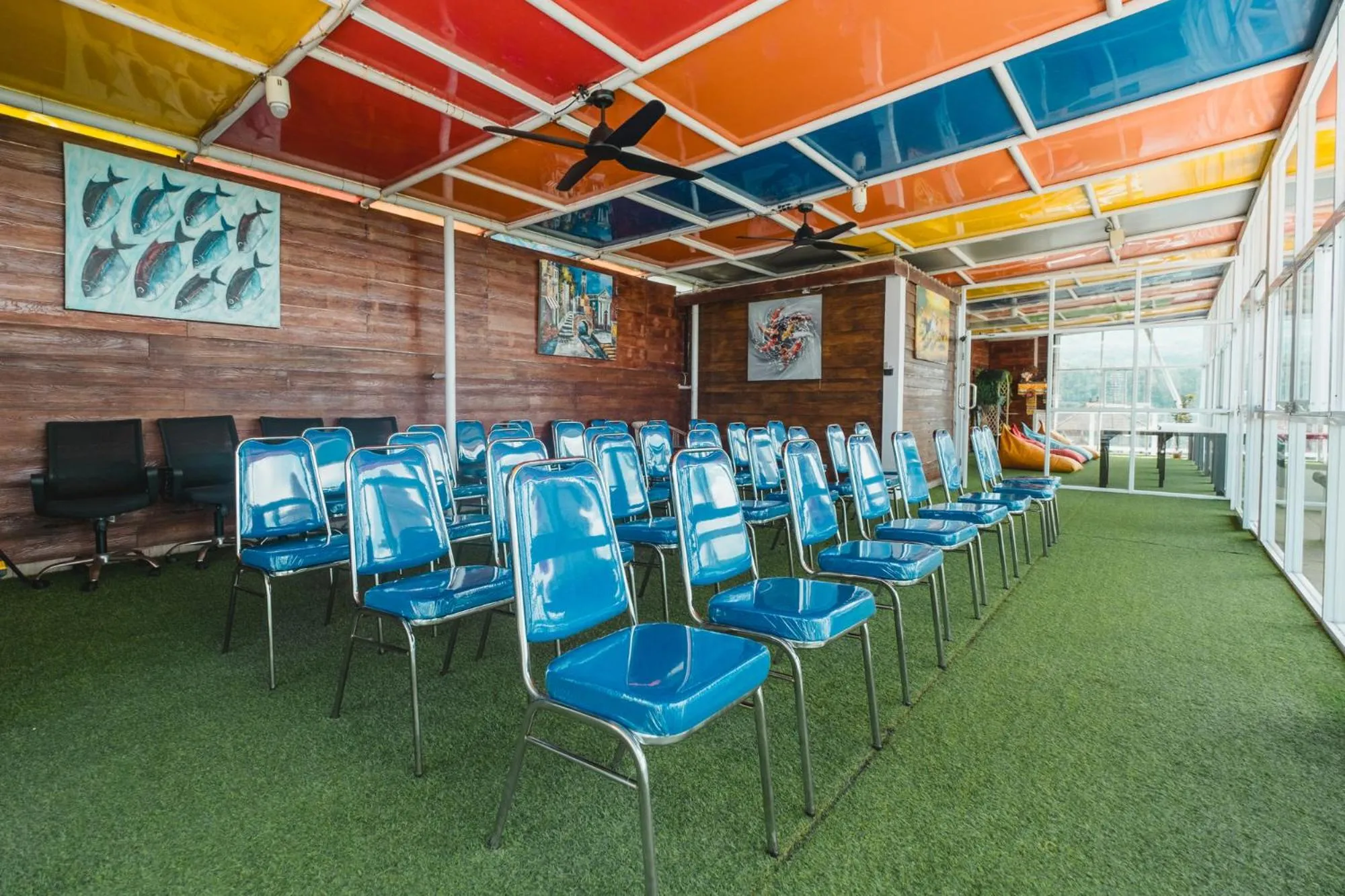 Meeting/conference room in Bhuana Agung Villa and Restaurant