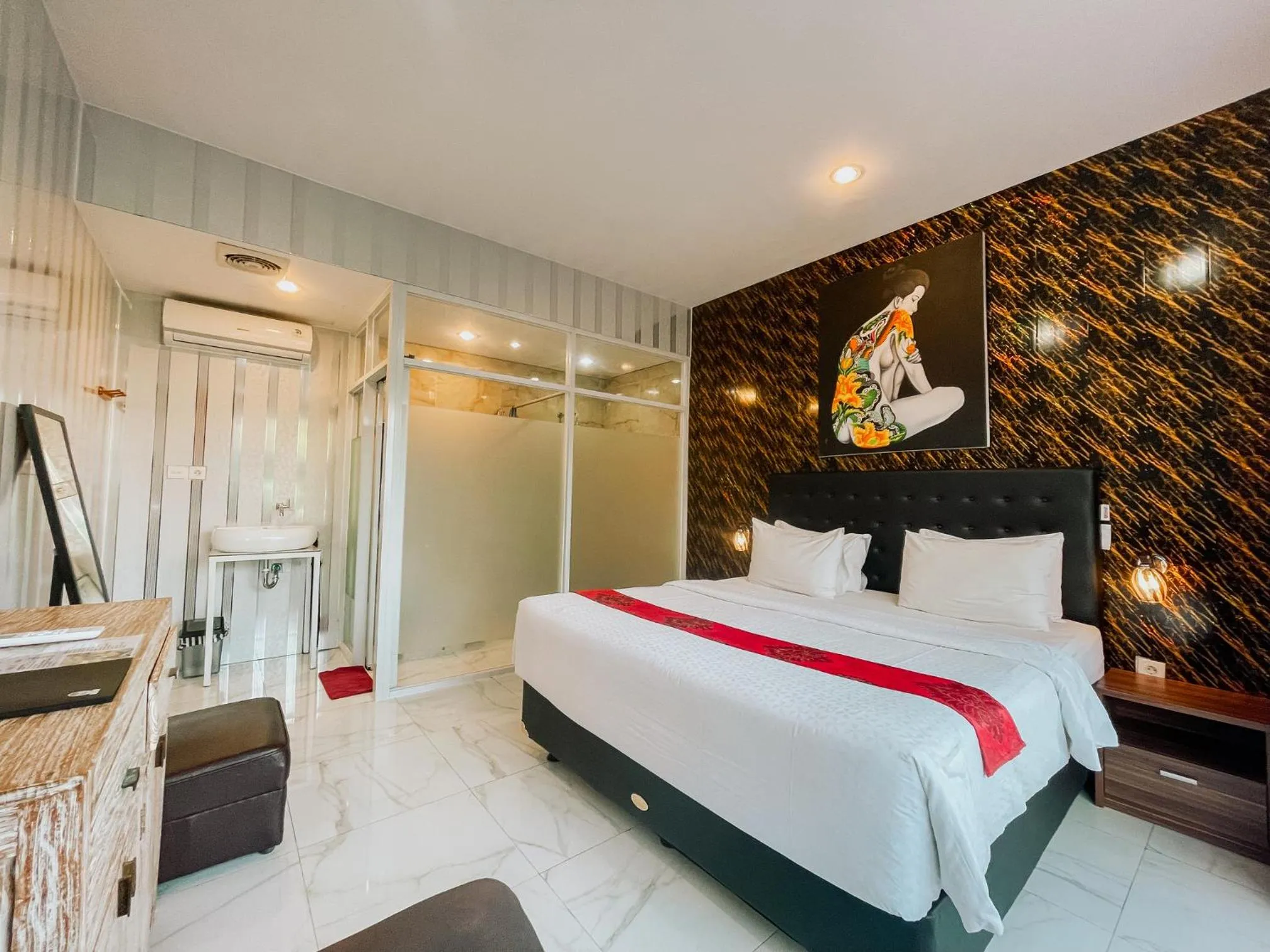 Bedroom, Bed in Bhuana Agung Villa and Restaurant