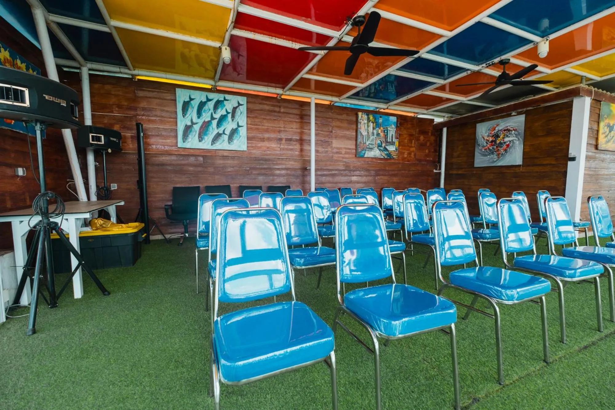 Meeting/conference room in Bhuana Agung Villa and Restaurant