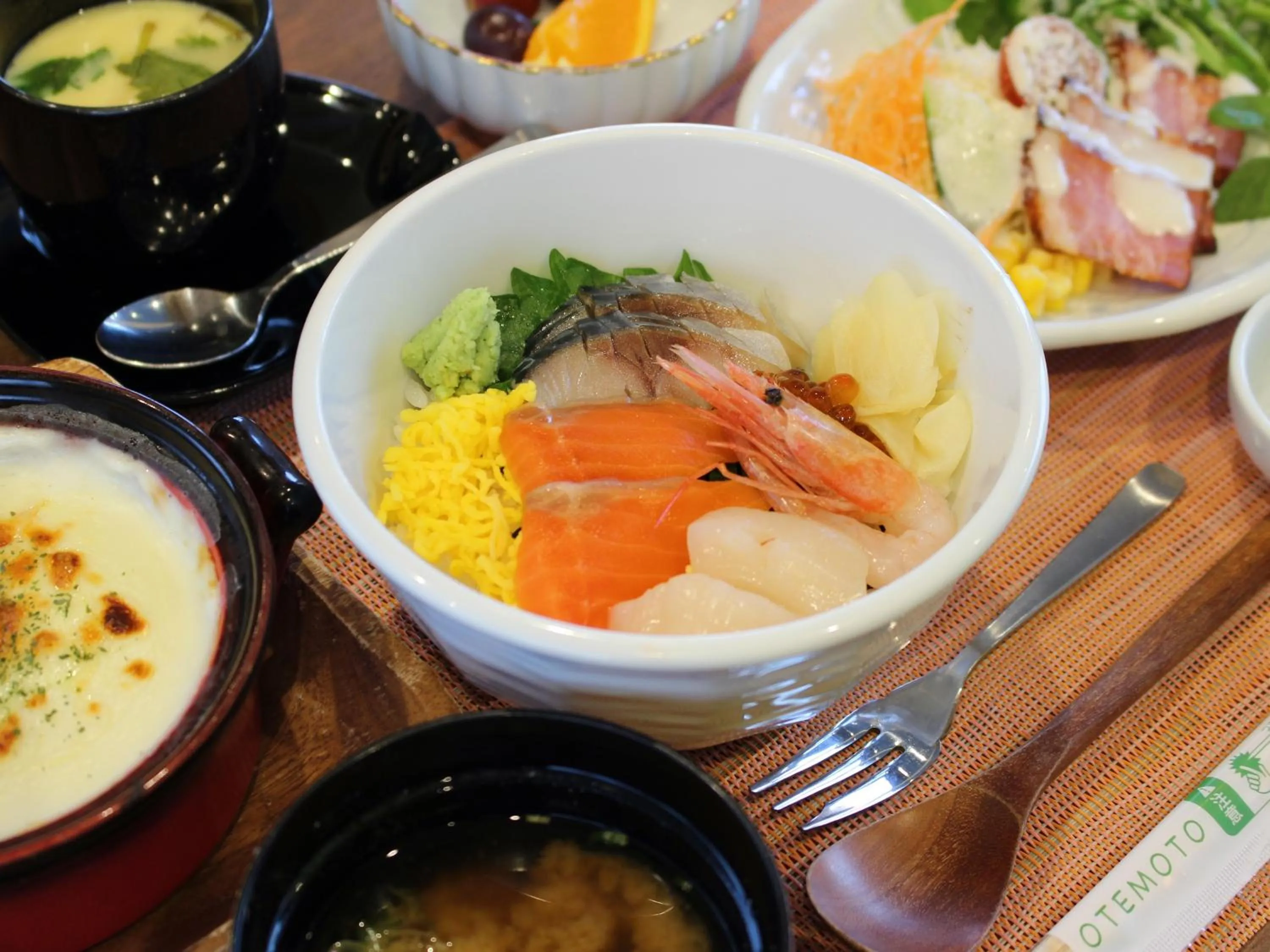 Food close-up in Hotel Higashimokoto
