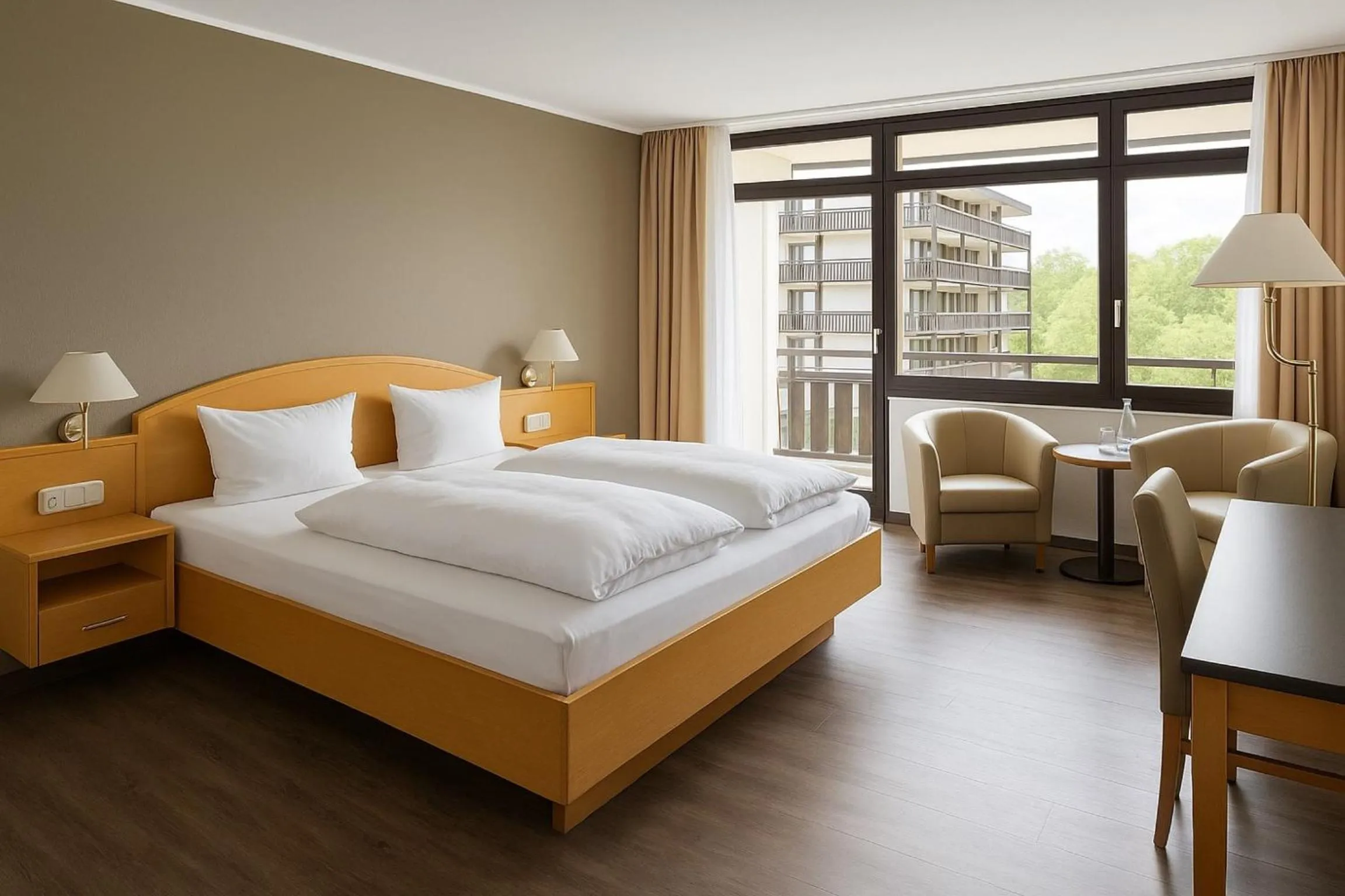 Bed in Johannesbad Hotel Königshof