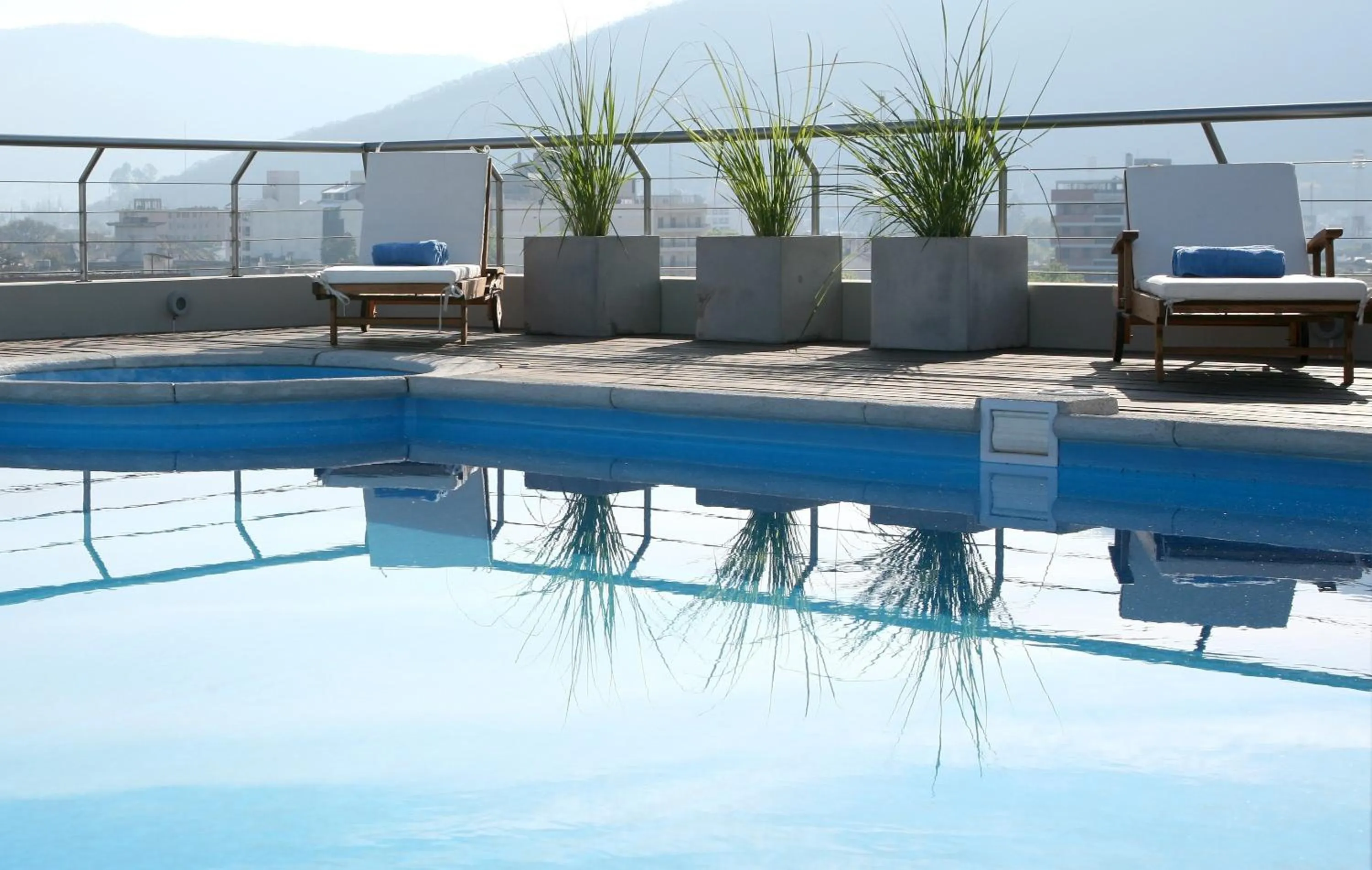 Pool view in Ayres De Salta Hotel
