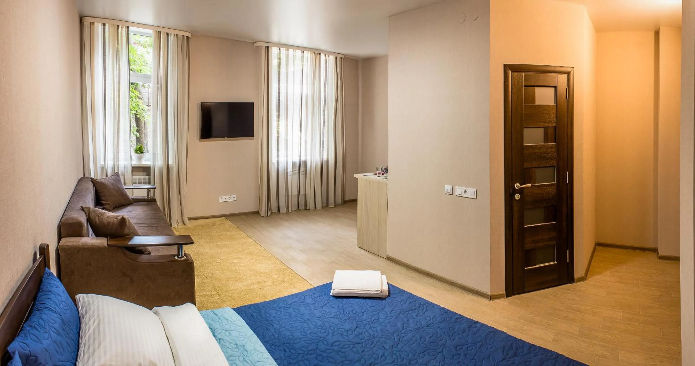 Bed in Apart Hotel Smart Studio