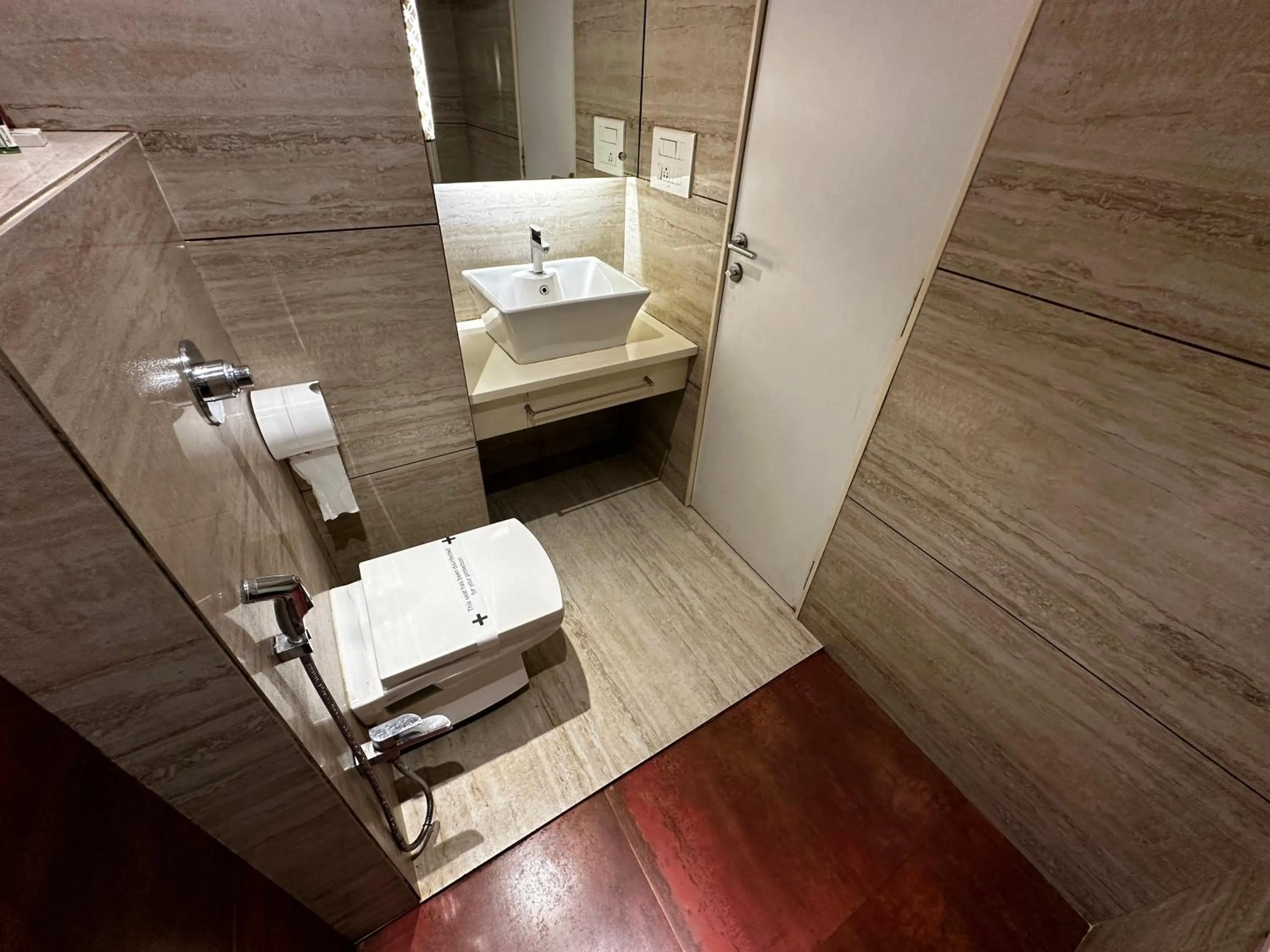 Toilet in South Coast Hotel Wagle Estate Thane