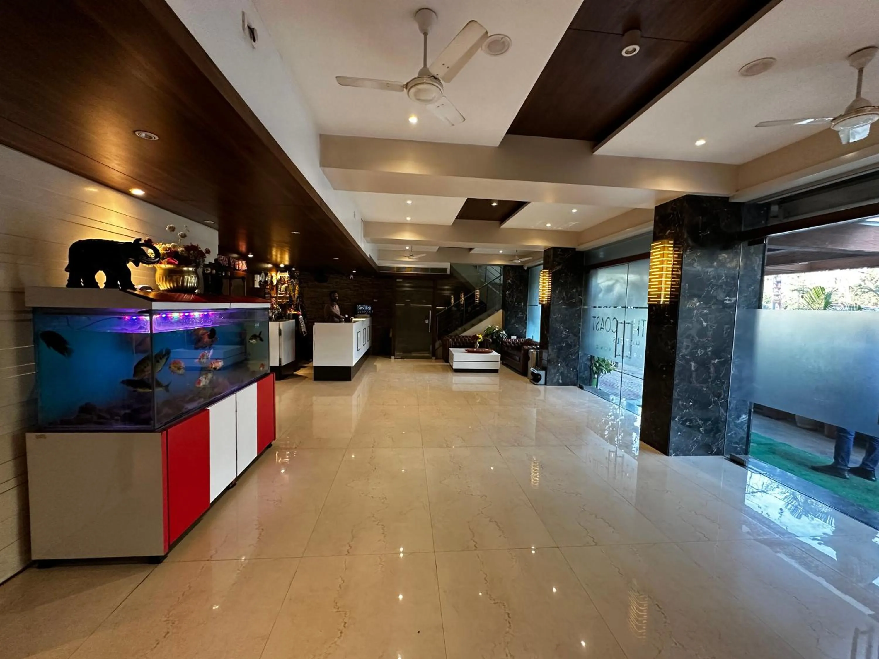 Lobby or reception in South Coast Hotel Wagle Estate Thane