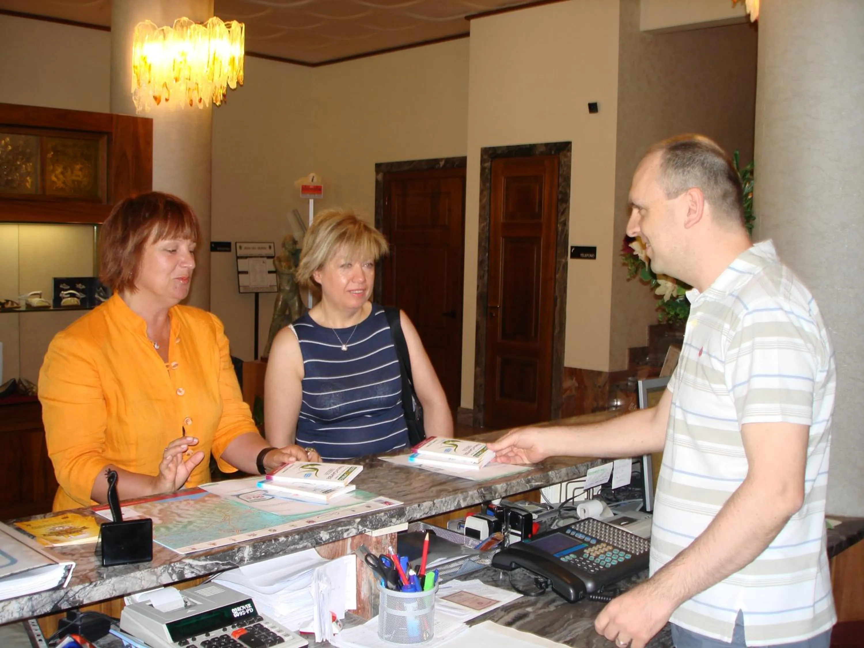 Lobby or reception in Hotel Ariston