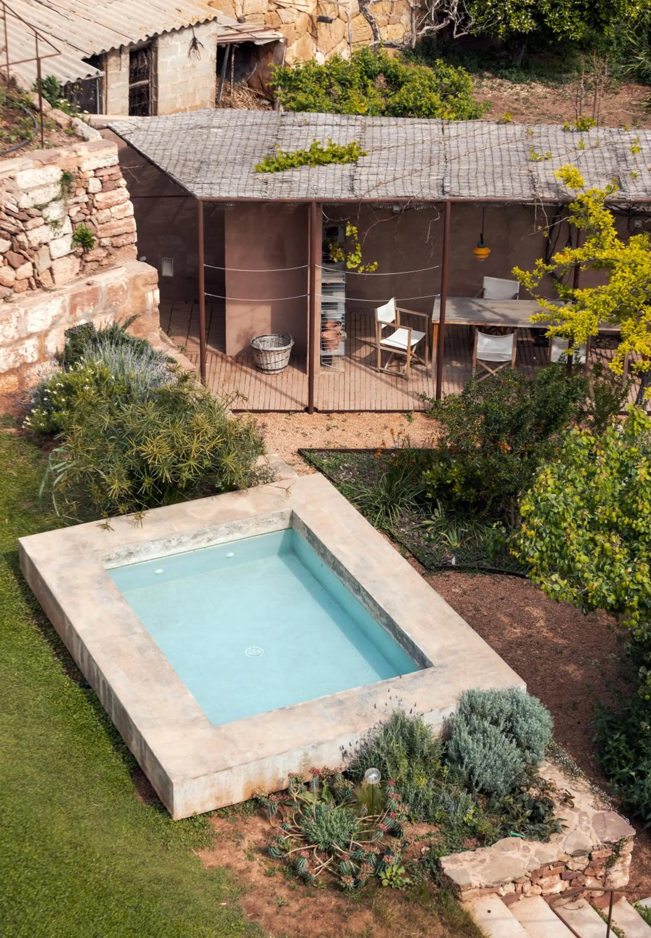 Swimming pool in Ses Sucreres Small & Slow Hotel