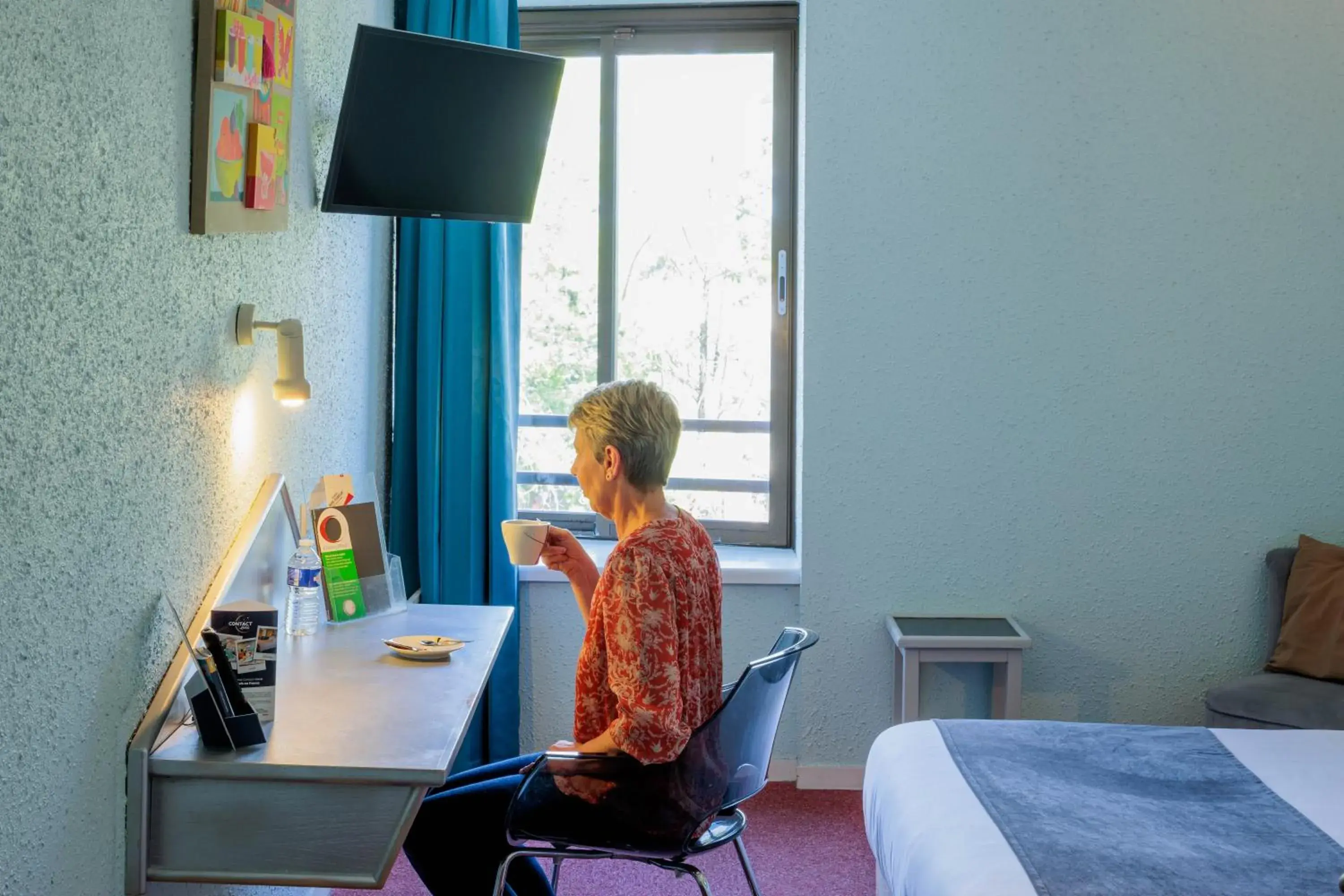 Bedroom in Logis Hotel Noemys Brive - Restaurant Le Teinchurier Bedroom in Logis Hotel Noemys Brive - Restaurant Le Teinchurier