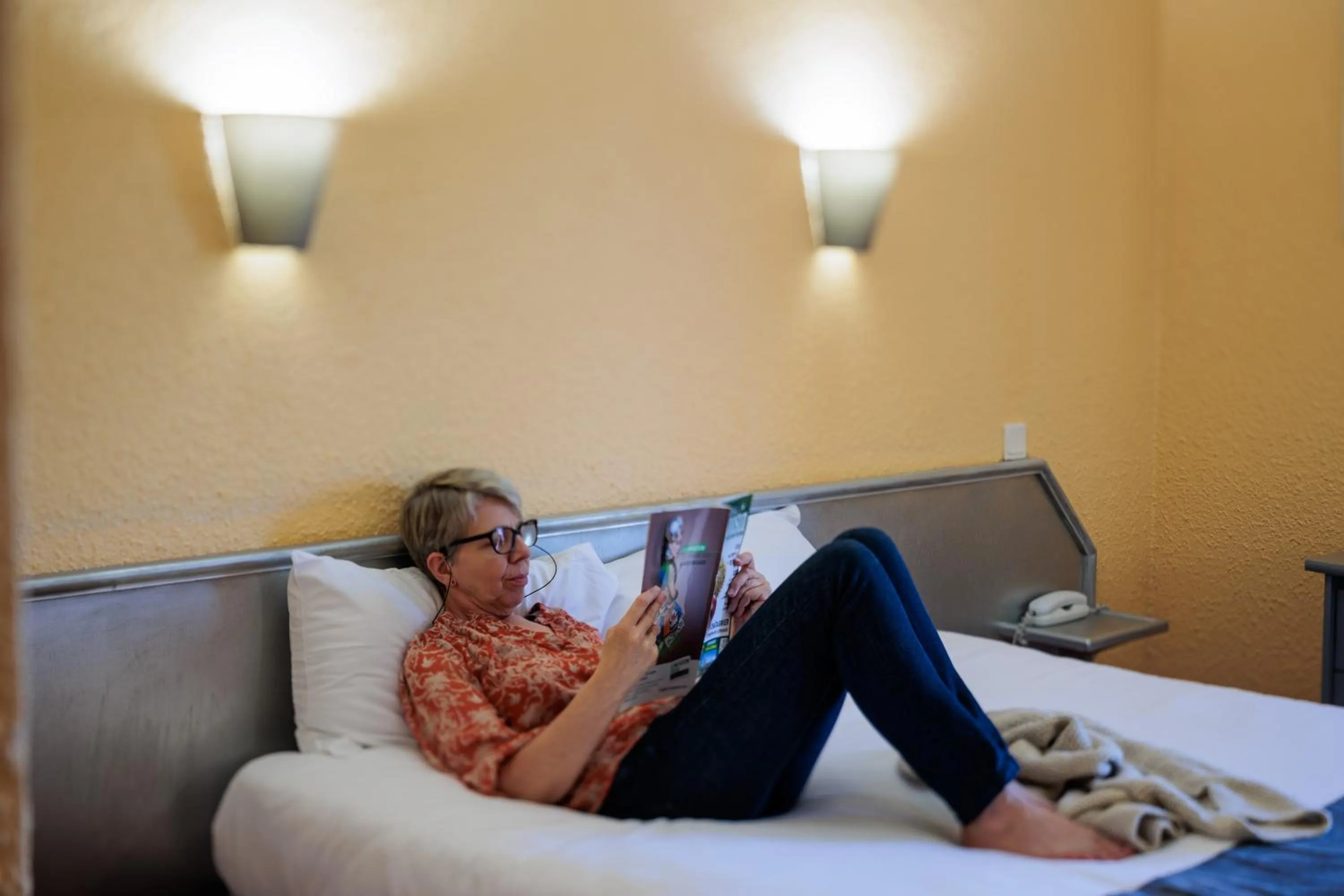 Bed in Logis Hotel Noemys Brive - Restaurant Le Teinchurier