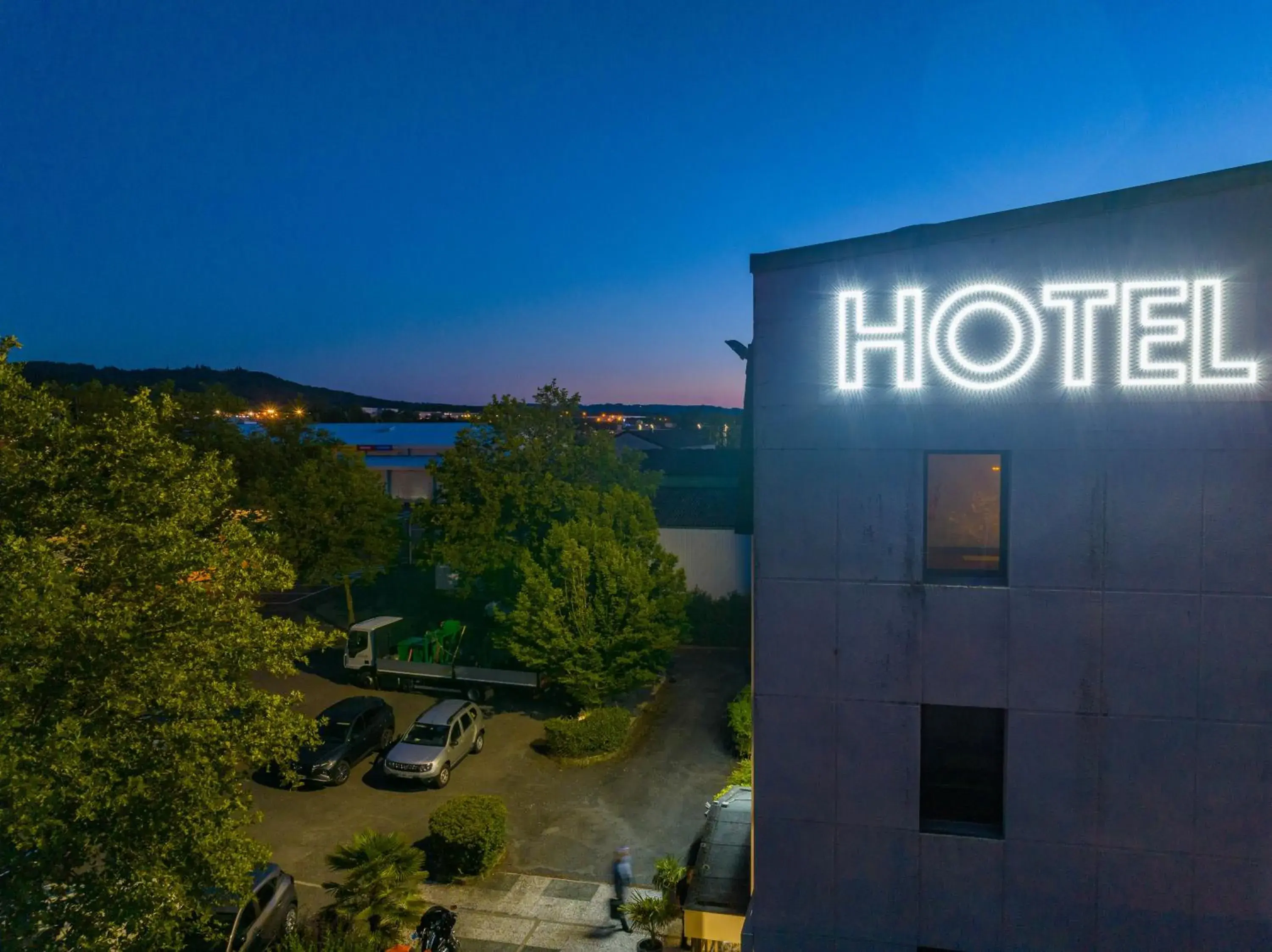 Property building in Logis Hotel Noemys Brive - Restaurant Le Teinchurier Property building in Logis Hotel Noemys Brive - Restaurant Le Teinchurier