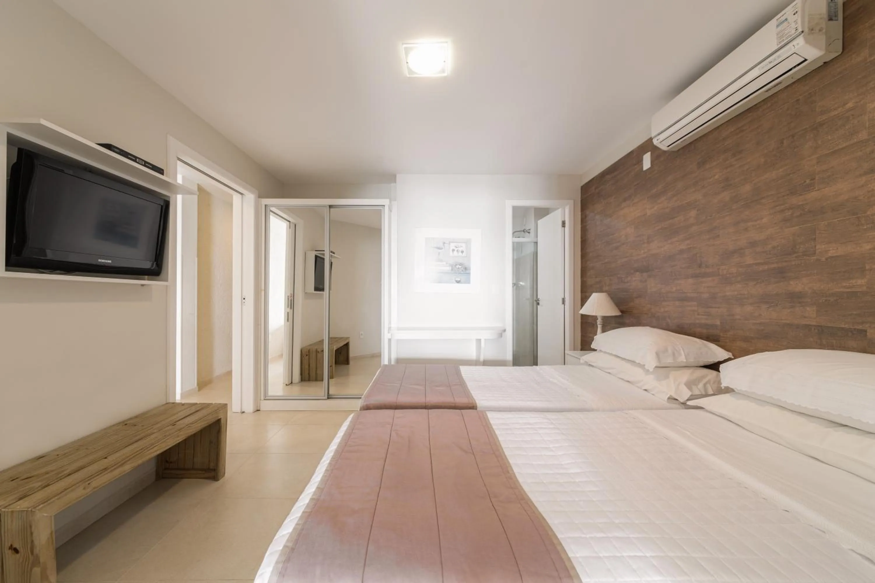 Bed in Pousada dos Sonhos