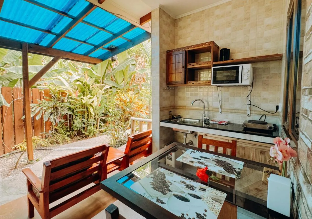 kitchen in Buisson Guesthouse