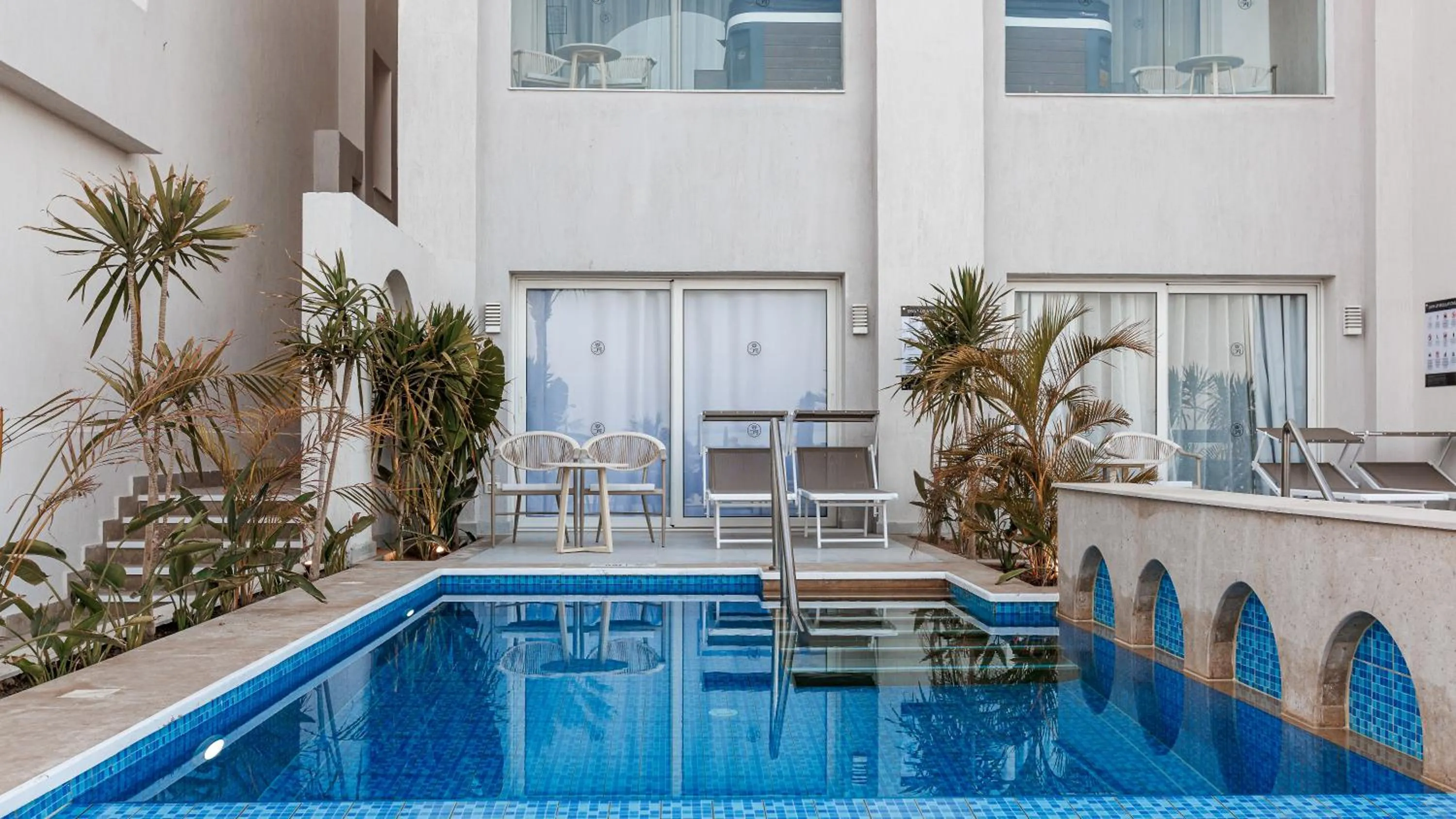 Pool view in Sunrise Remal Beach Resort