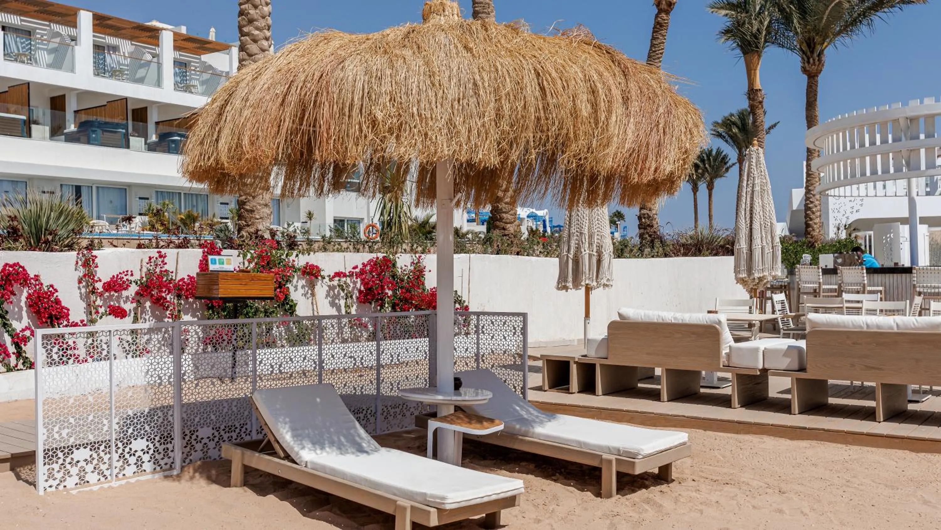 sunbed in Sunrise Remal Beach Resort