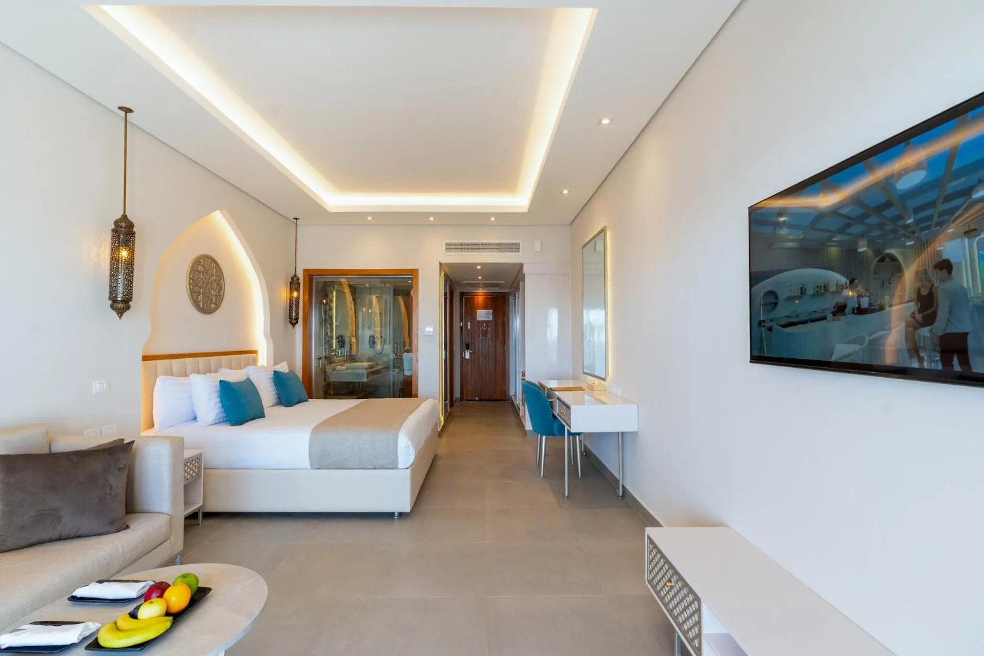 Photo of the whole room, Bed in Sunrise Remal Beach Resort