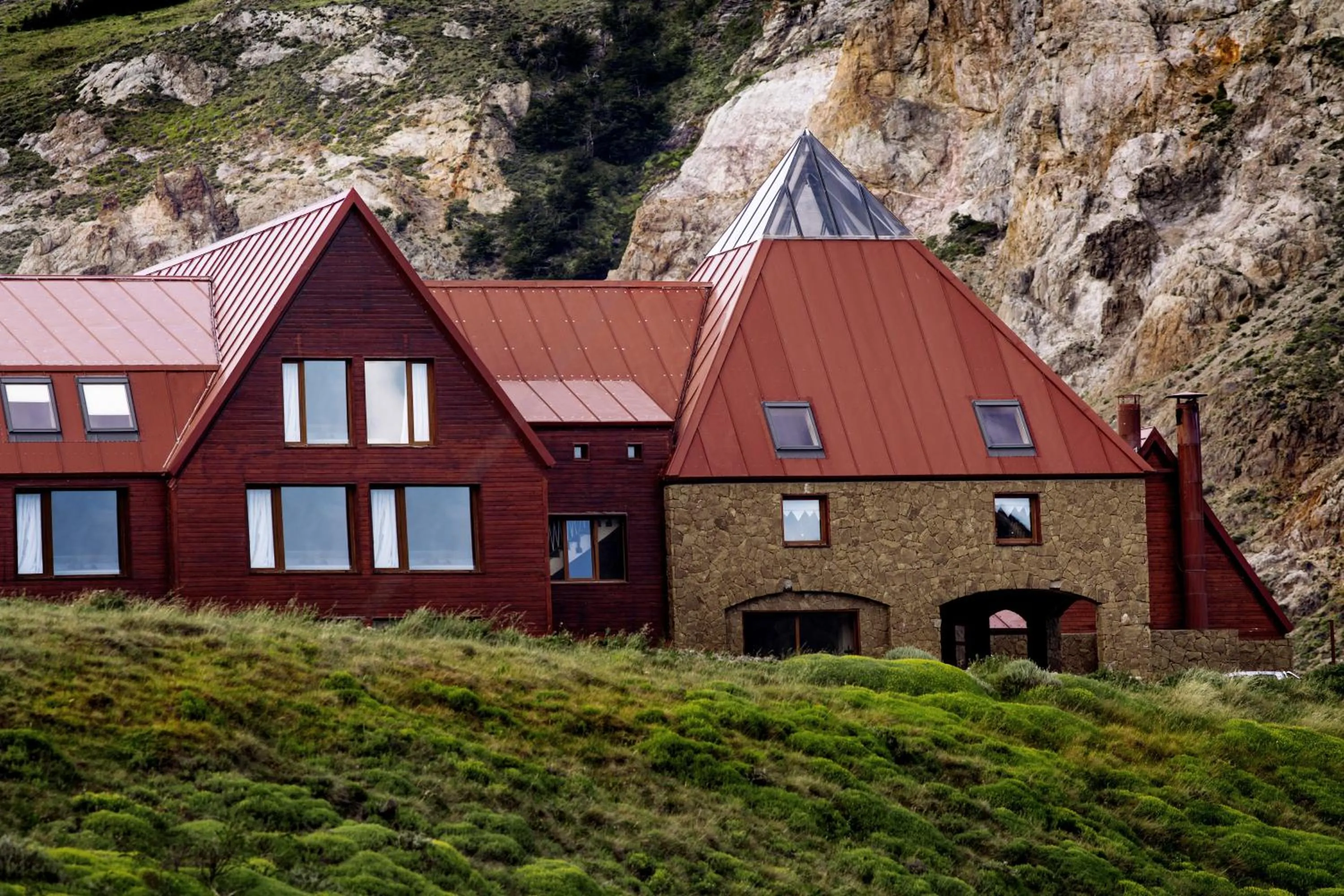 Facade/entrance in Los Cerros del Chaltén Boutique Hotel