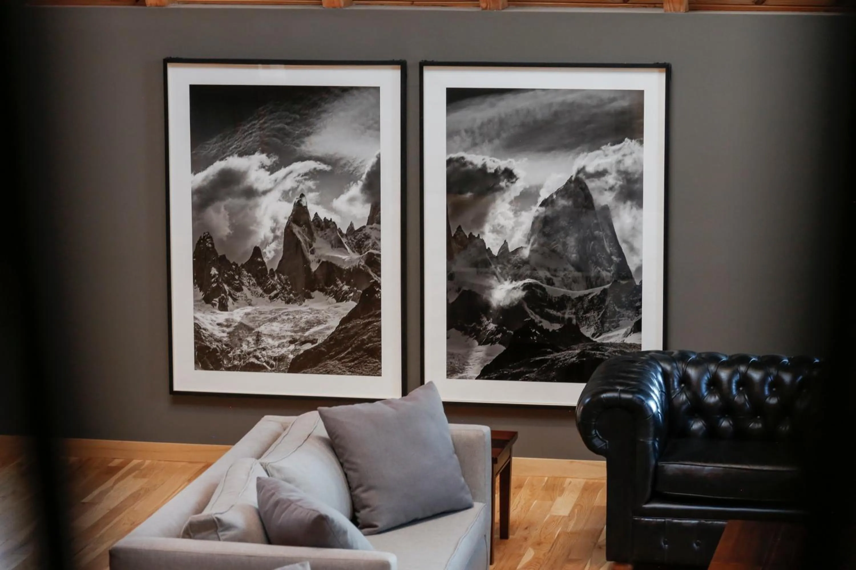 Living room in Los Cerros del Chaltén Boutique Hotel