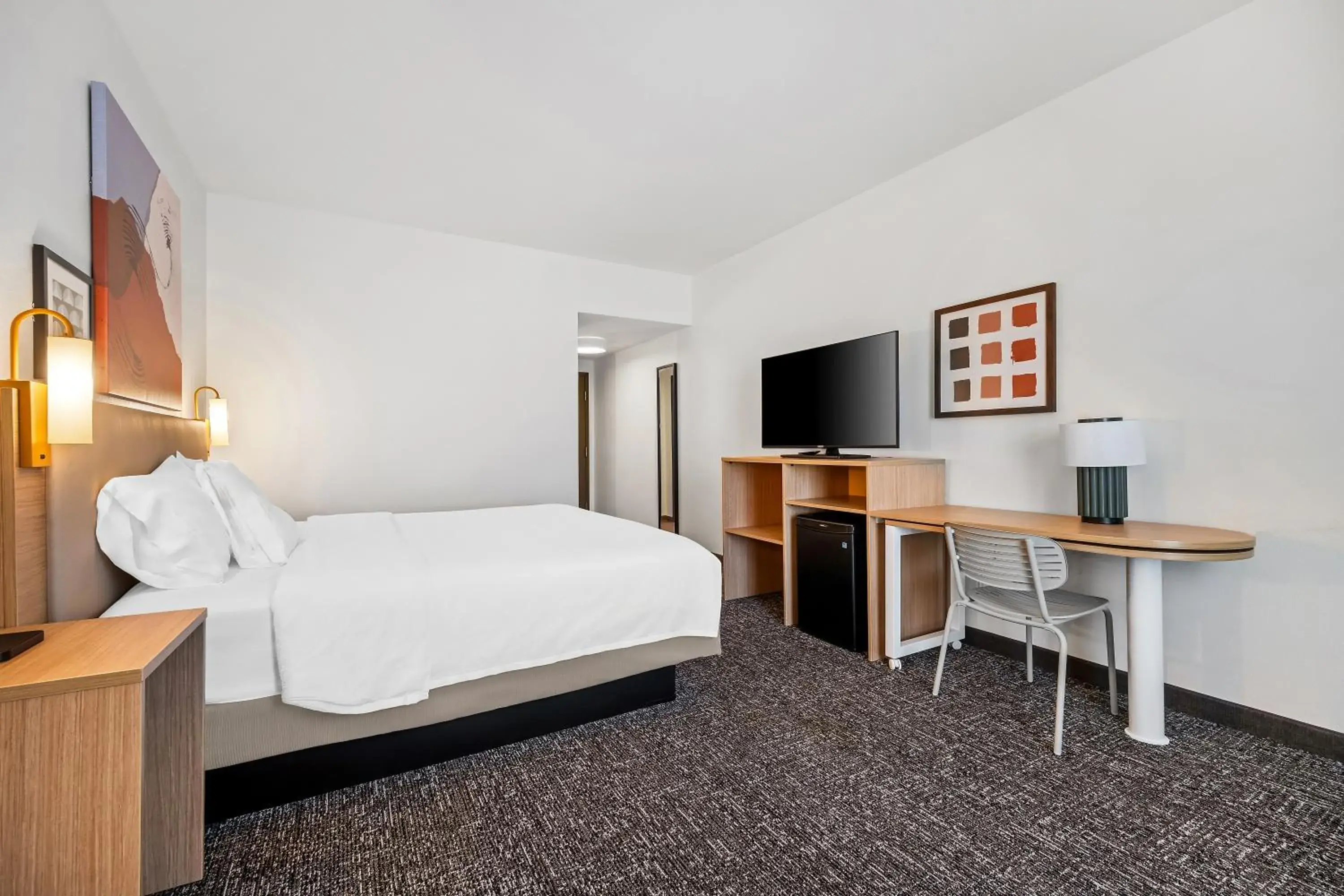 Bed in Spark by Hilton Amarillo West Medical Center Bed in Spark by Hilton Amarillo West Medical Center