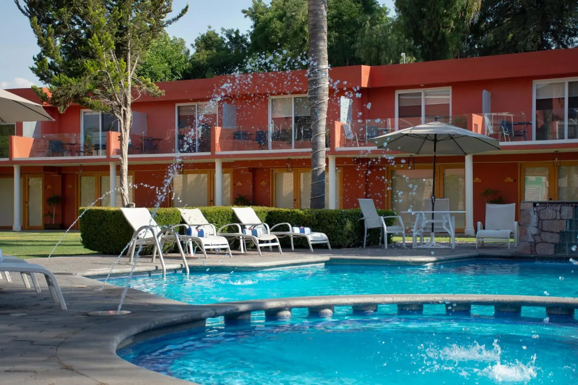 Swimming pool in GS Quinto Sol Teotihuacan Swimming pool in GS Quinto Sol Teotihuacan