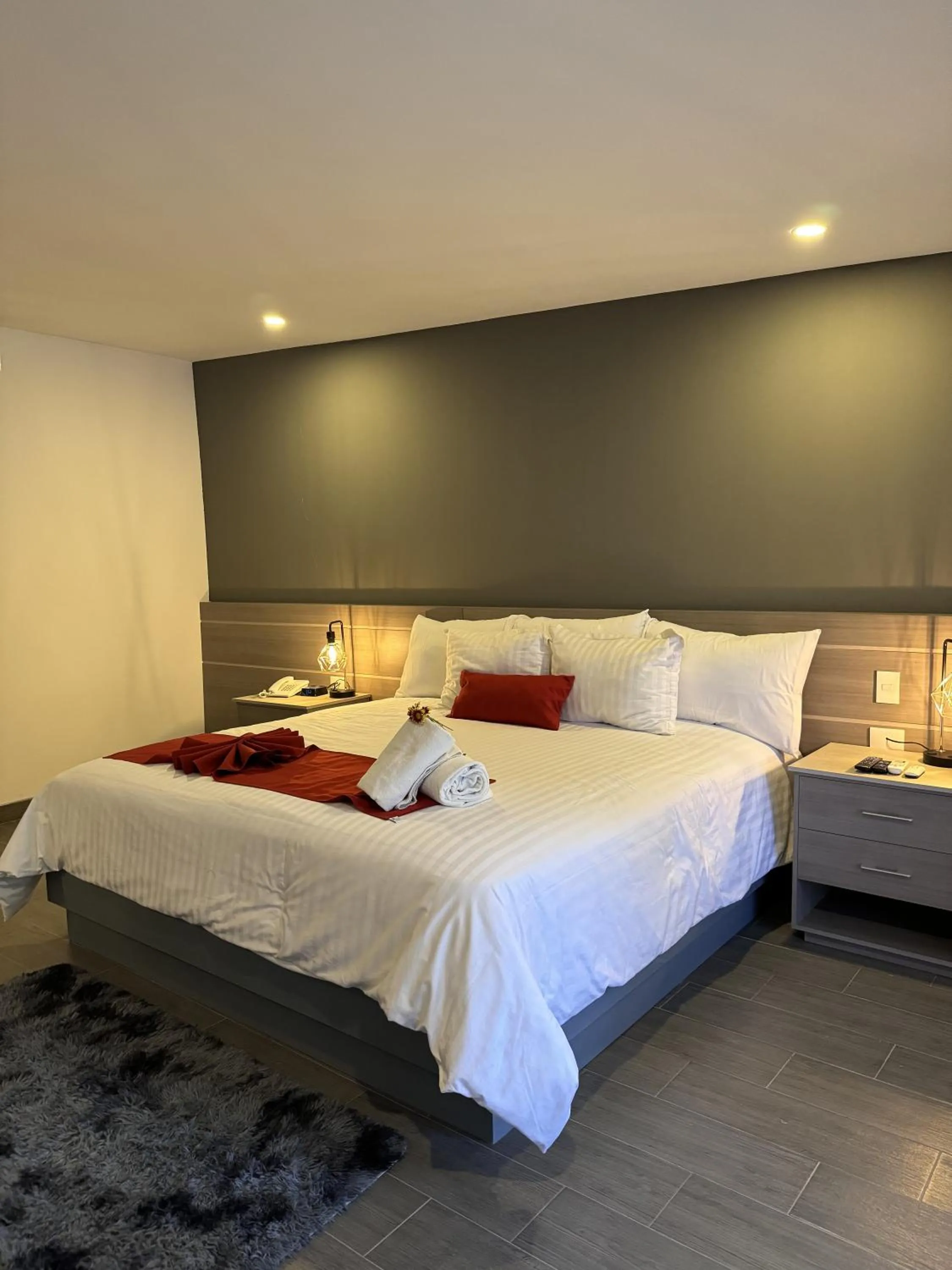 Photo of the whole room, Bed in GS Quinto Sol Teotihuacan