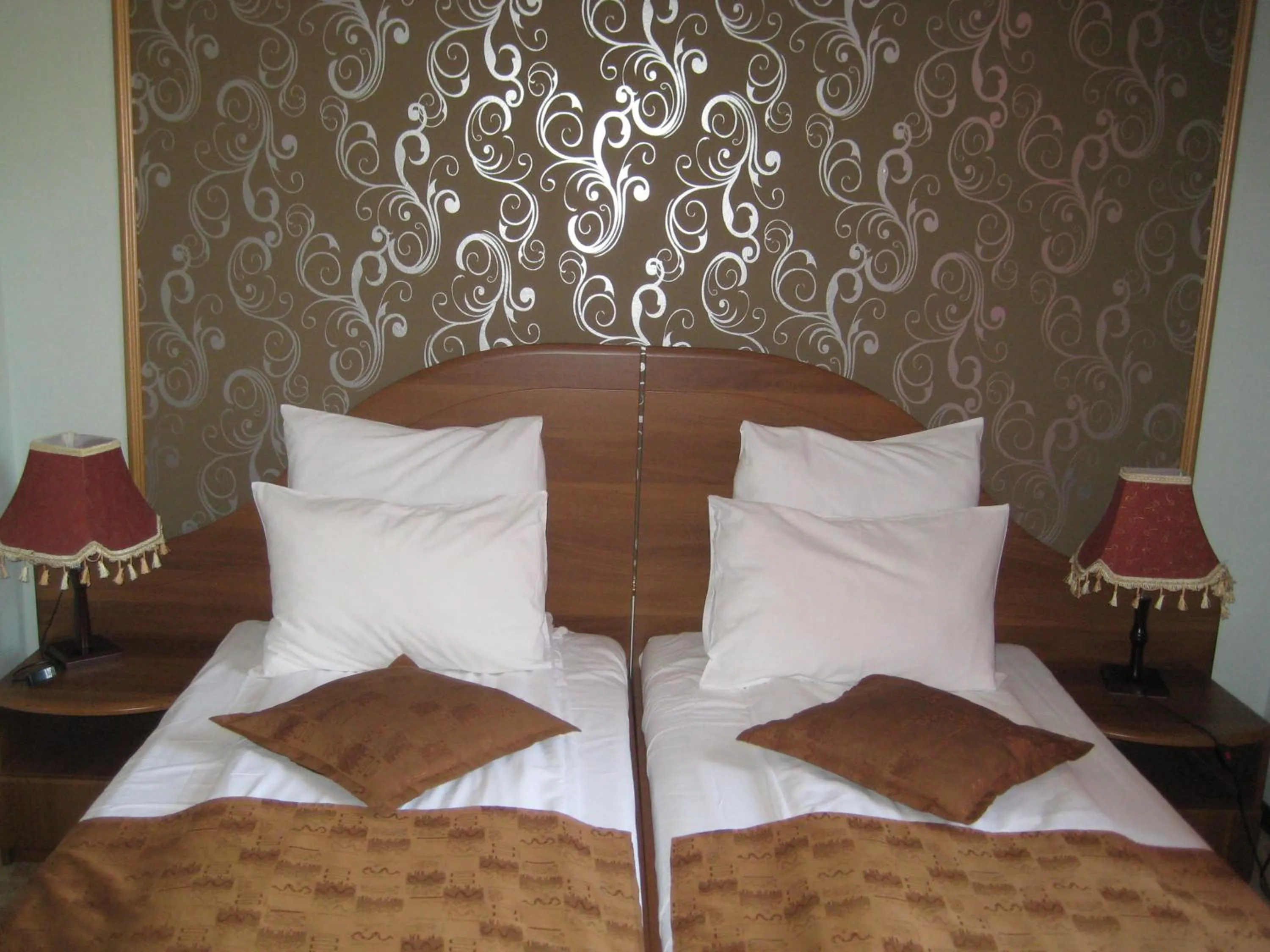 Bed in Pension Casa Frieda