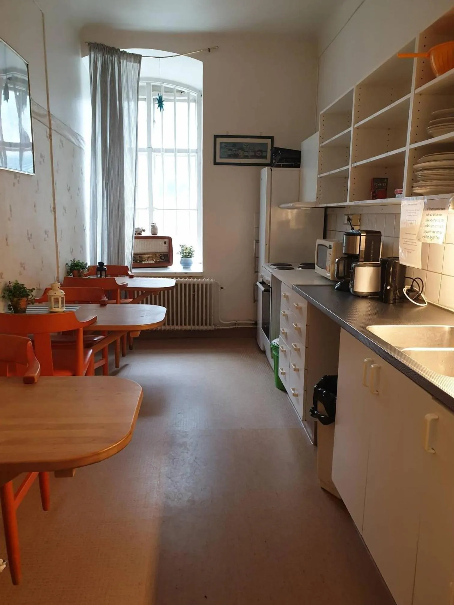 Communal kitchen in Visby Fängelse