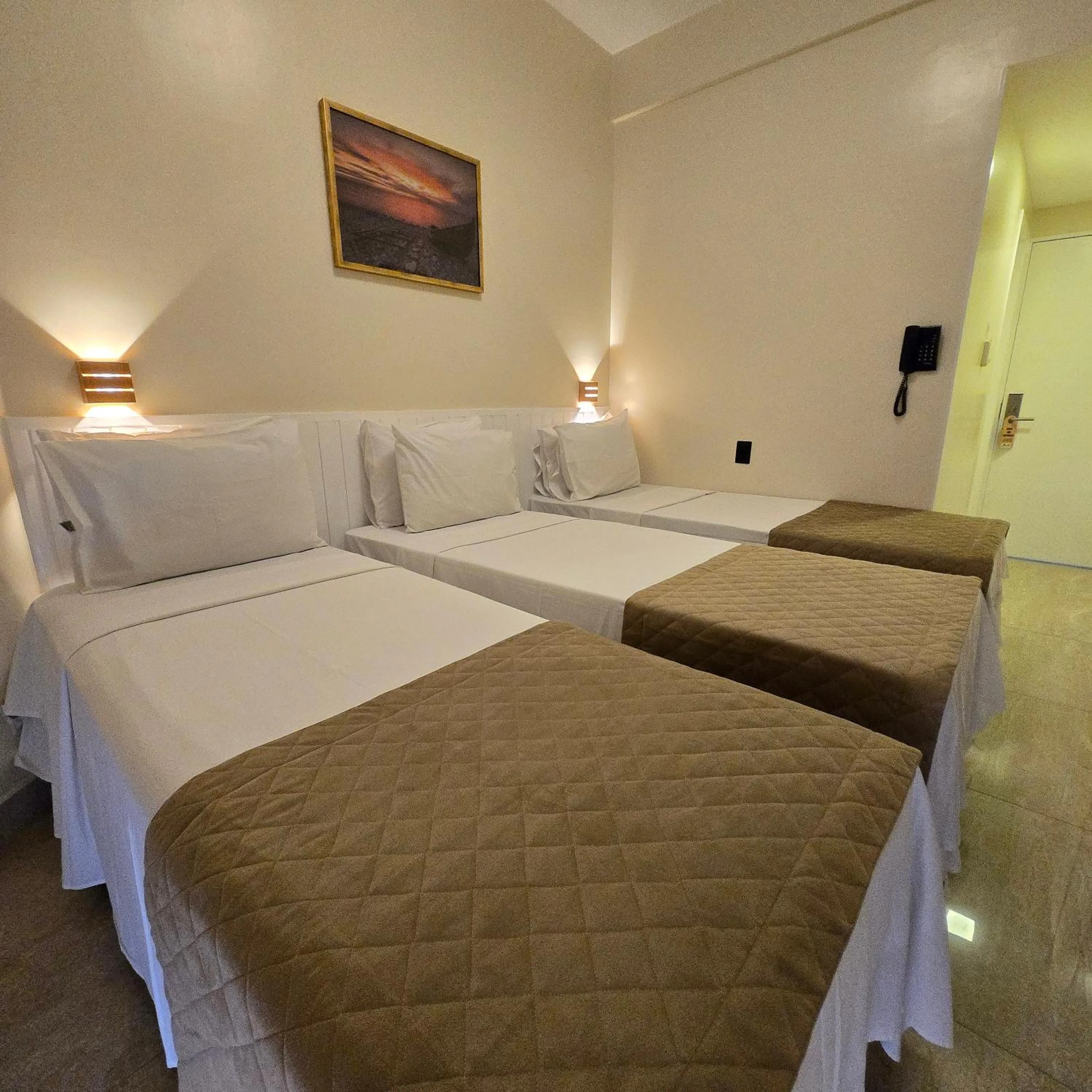 Bed in Jatobá Praia Hotel