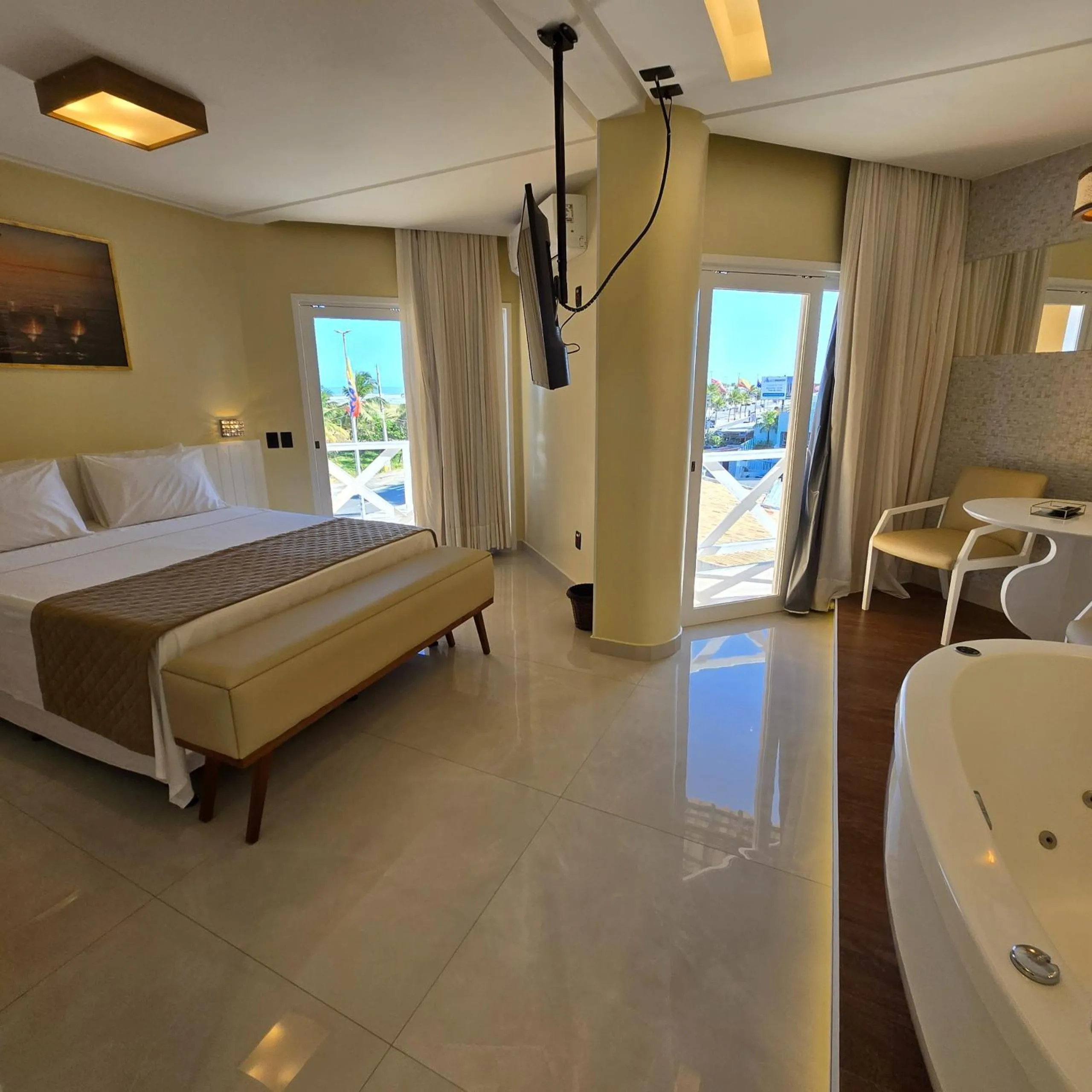 Bed in Jatobá Praia Hotel