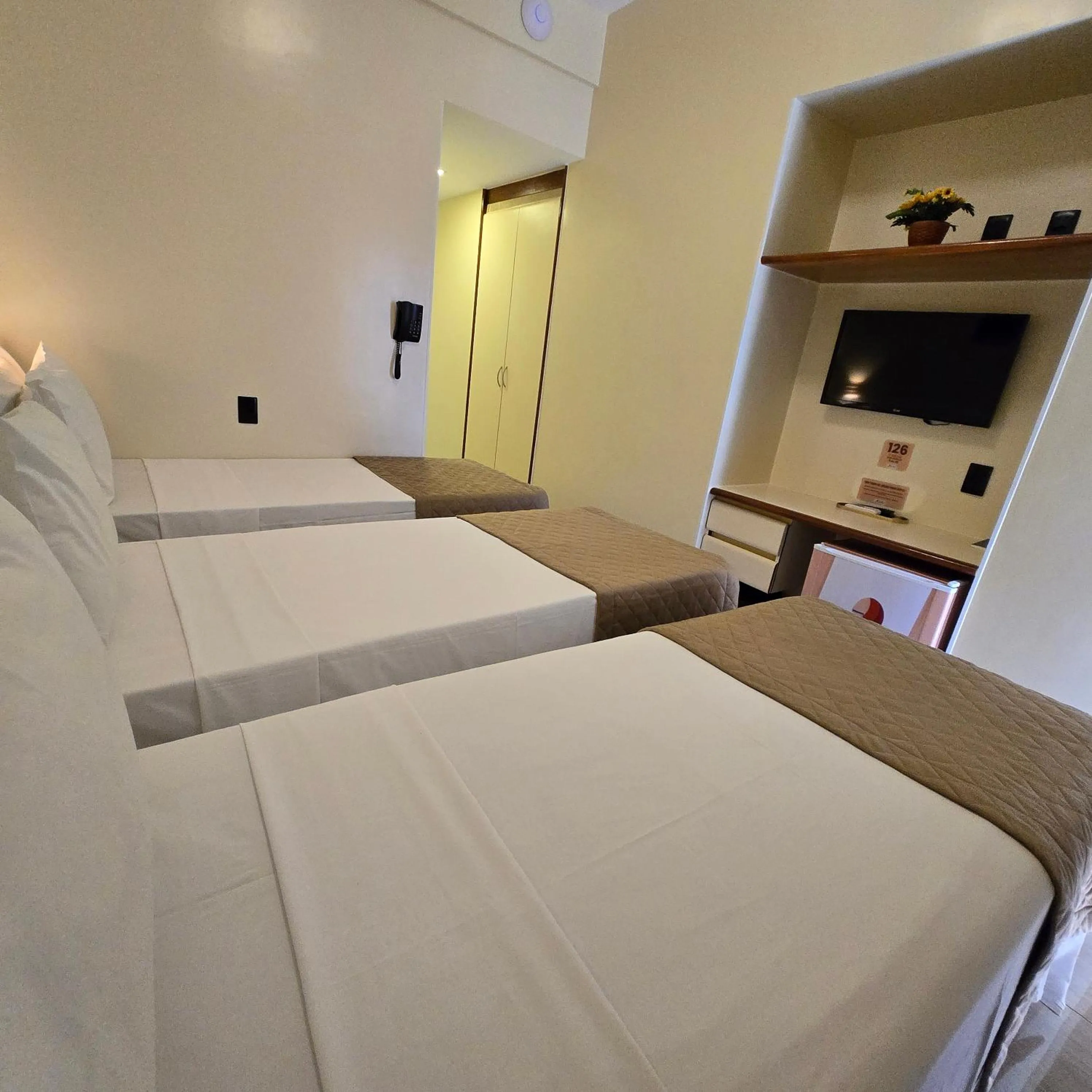 Bed in Jatobá Praia Hotel