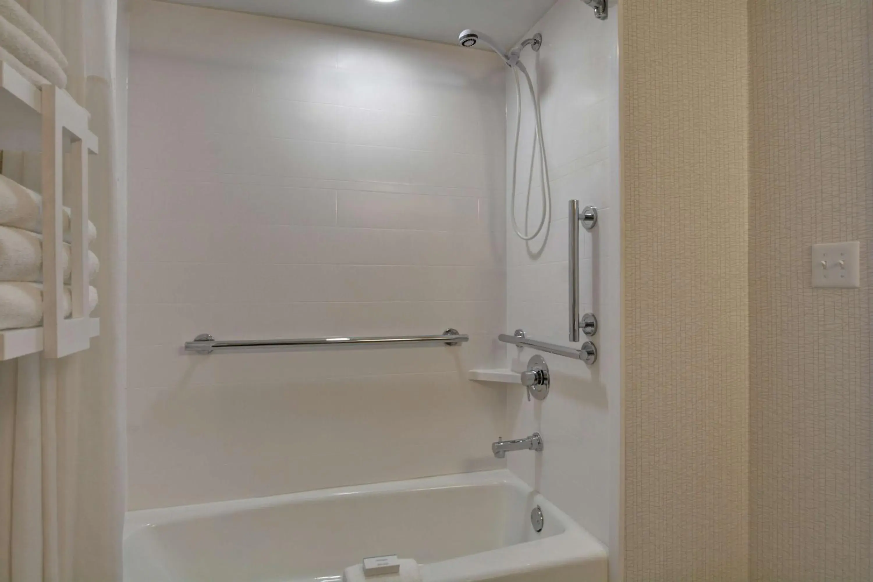 Bathroom in Hampton Inn Greenwood Bathroom in Hampton Inn Greenwood