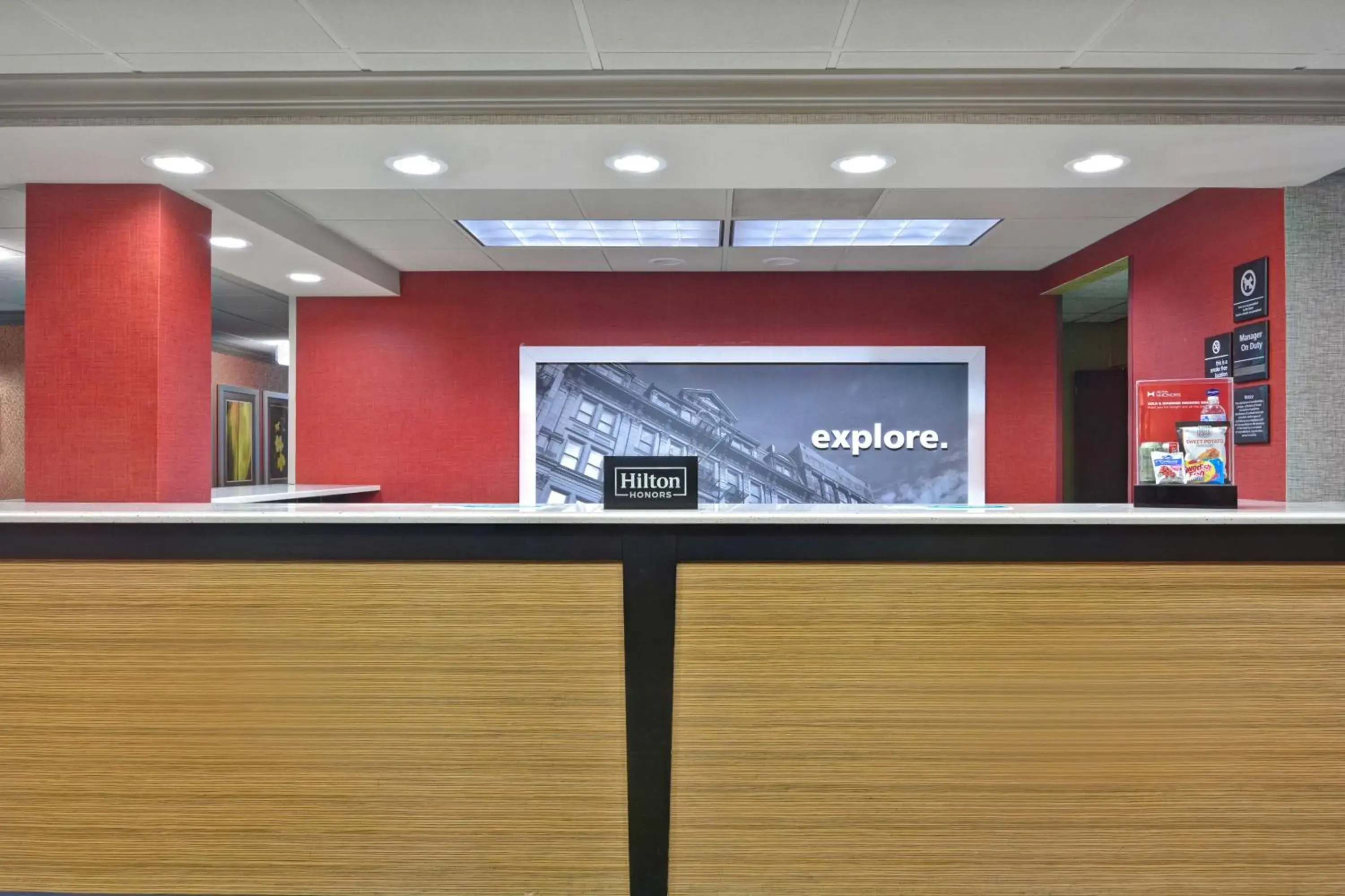 Lobby or reception in Hampton Inn Greenwood Lobby or reception in Hampton Inn Greenwood