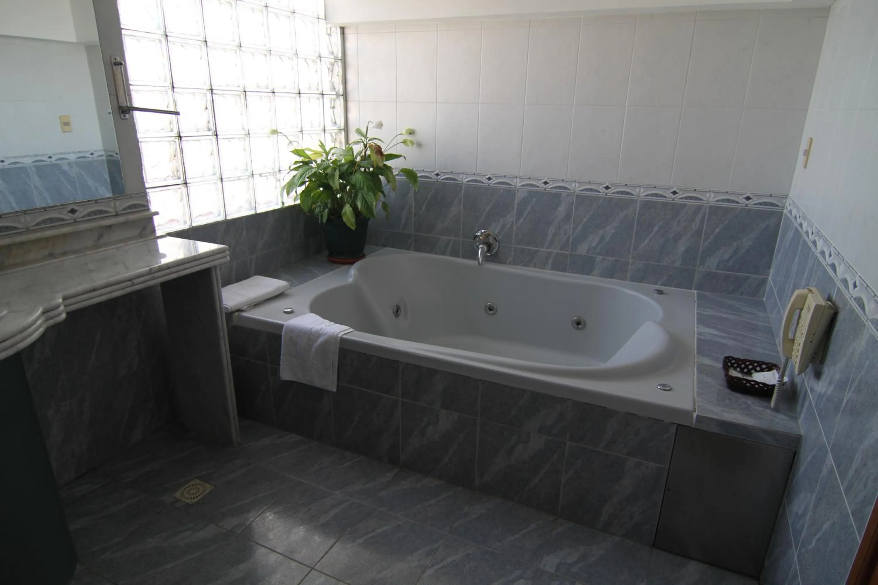 Bathroom in Crystal Palace Hotel