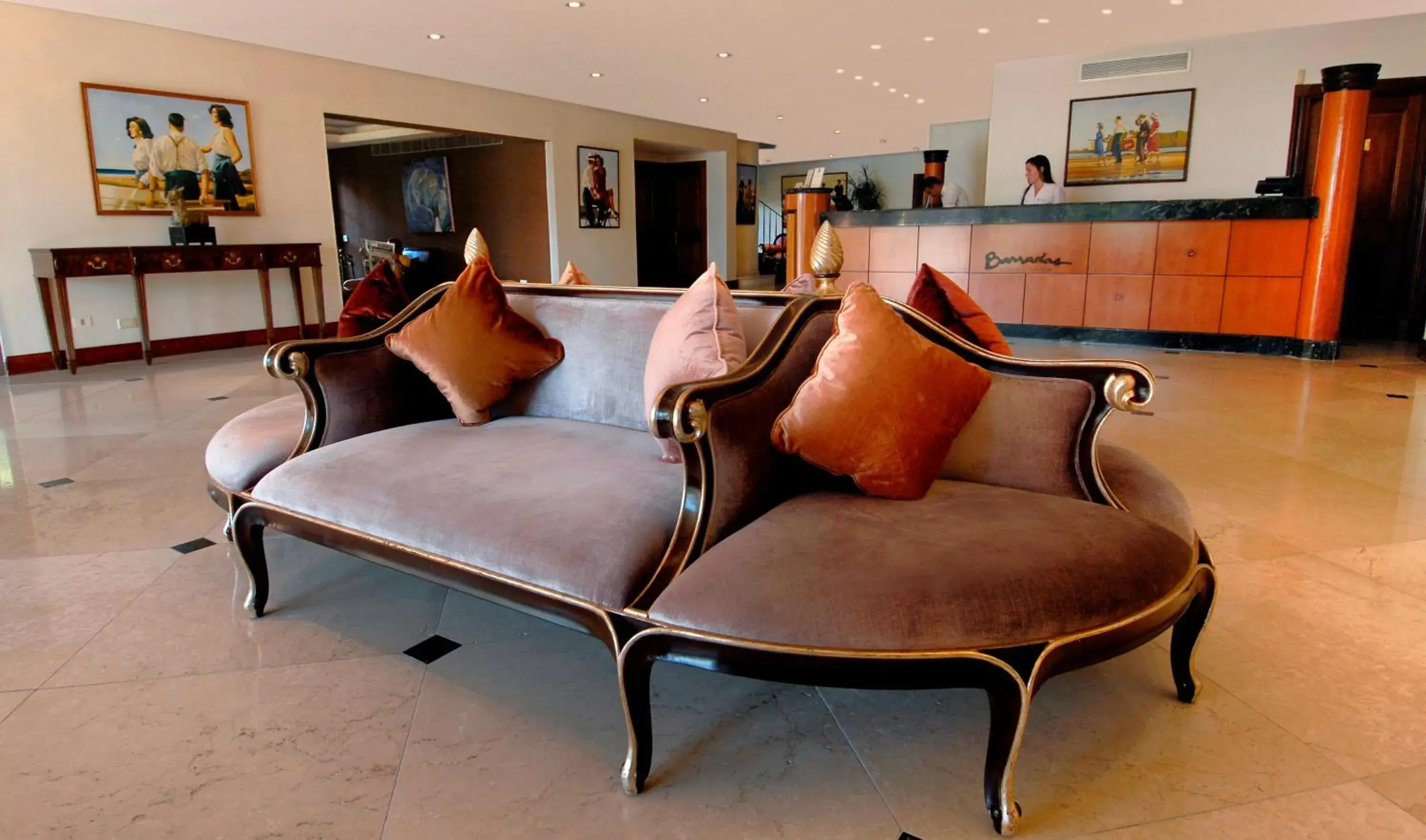 Lobby or reception in Barradas Parque Hotel & Spa Lobby or reception in Barradas Parque Hotel & Spa