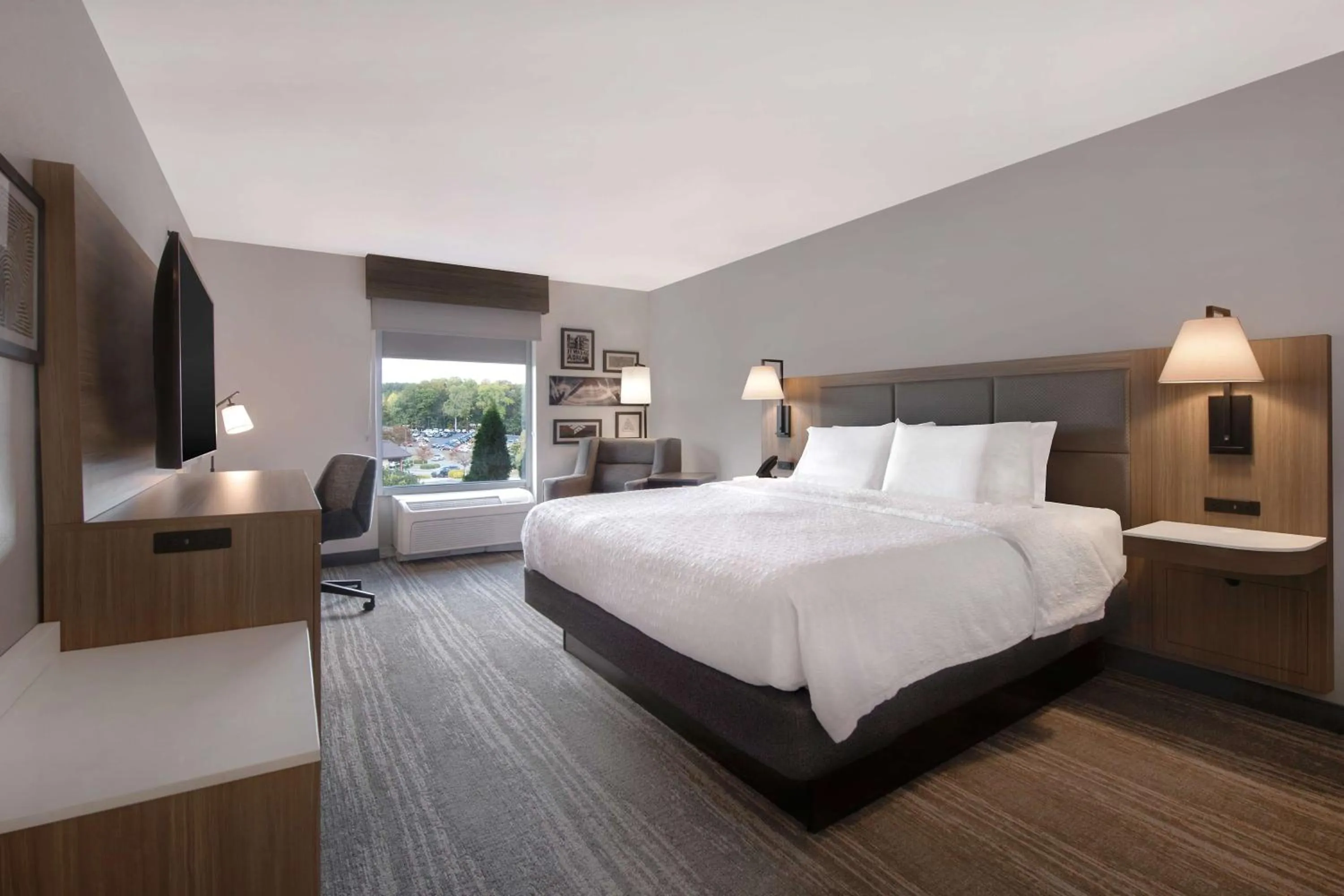 Bed in Hampton Inn Easley