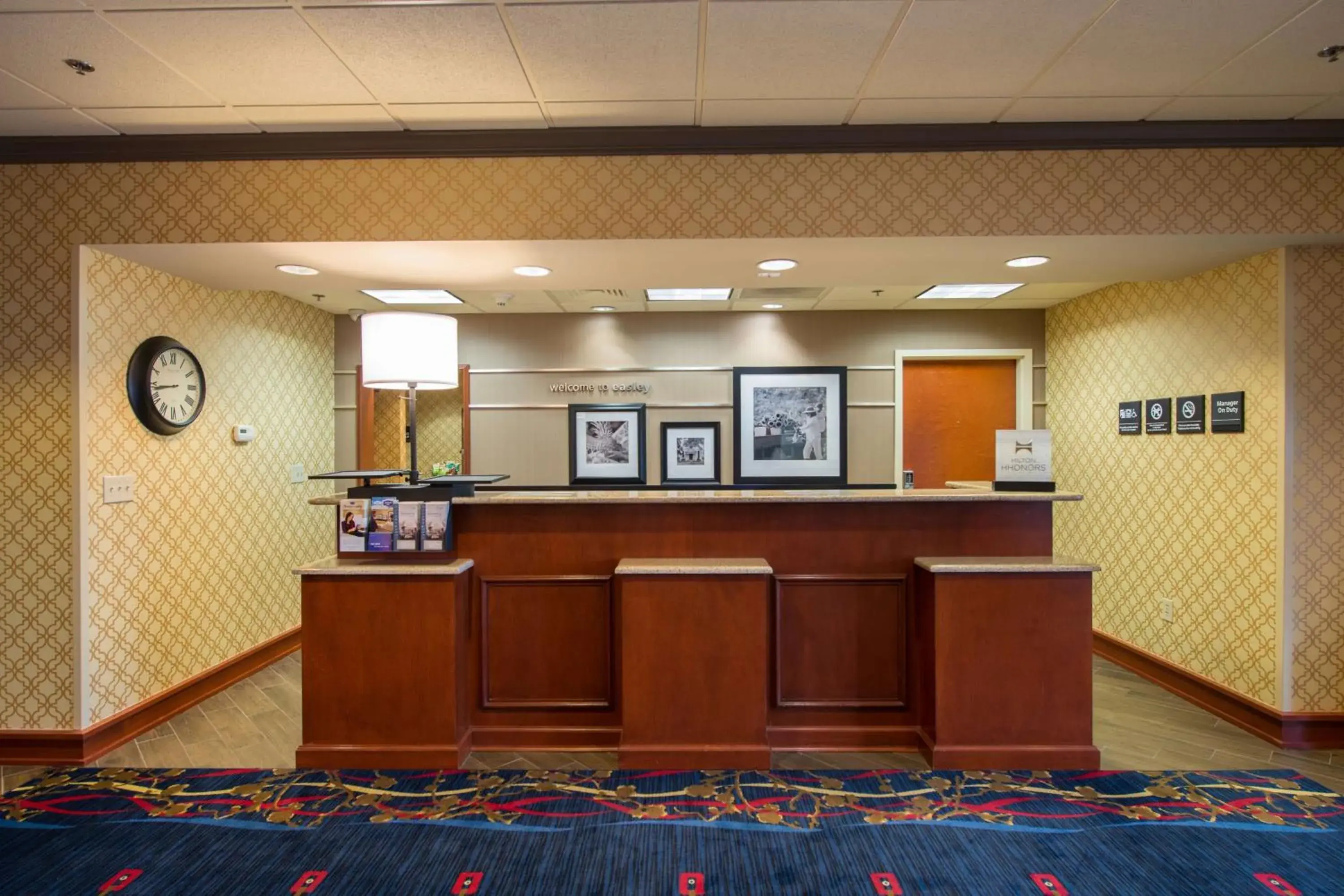 Lobby or reception in Hampton Inn Easley Lobby or reception in Hampton Inn Easley