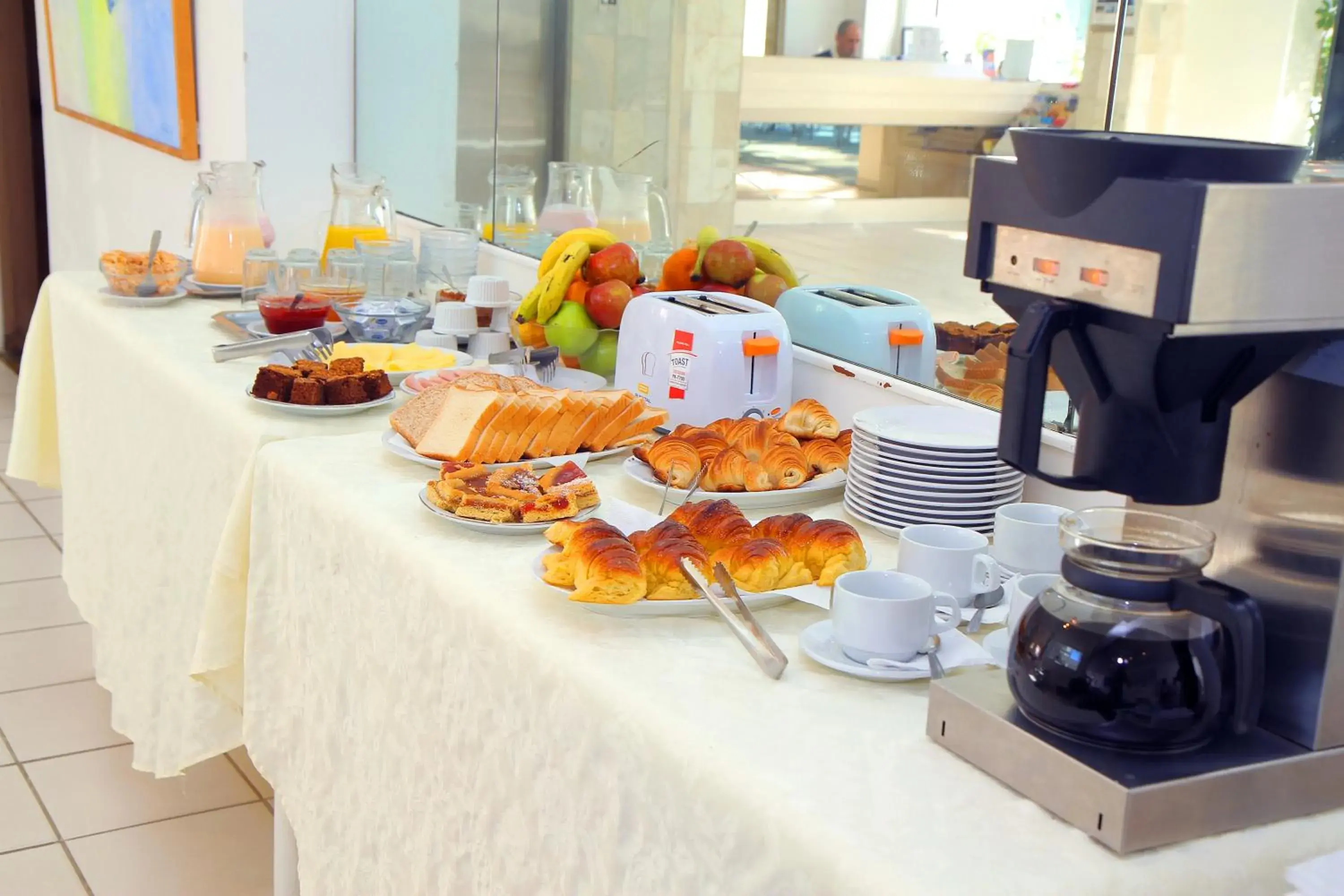 Buffet breakfast in Aqua Hotel Buffet breakfast in Aqua Hotel