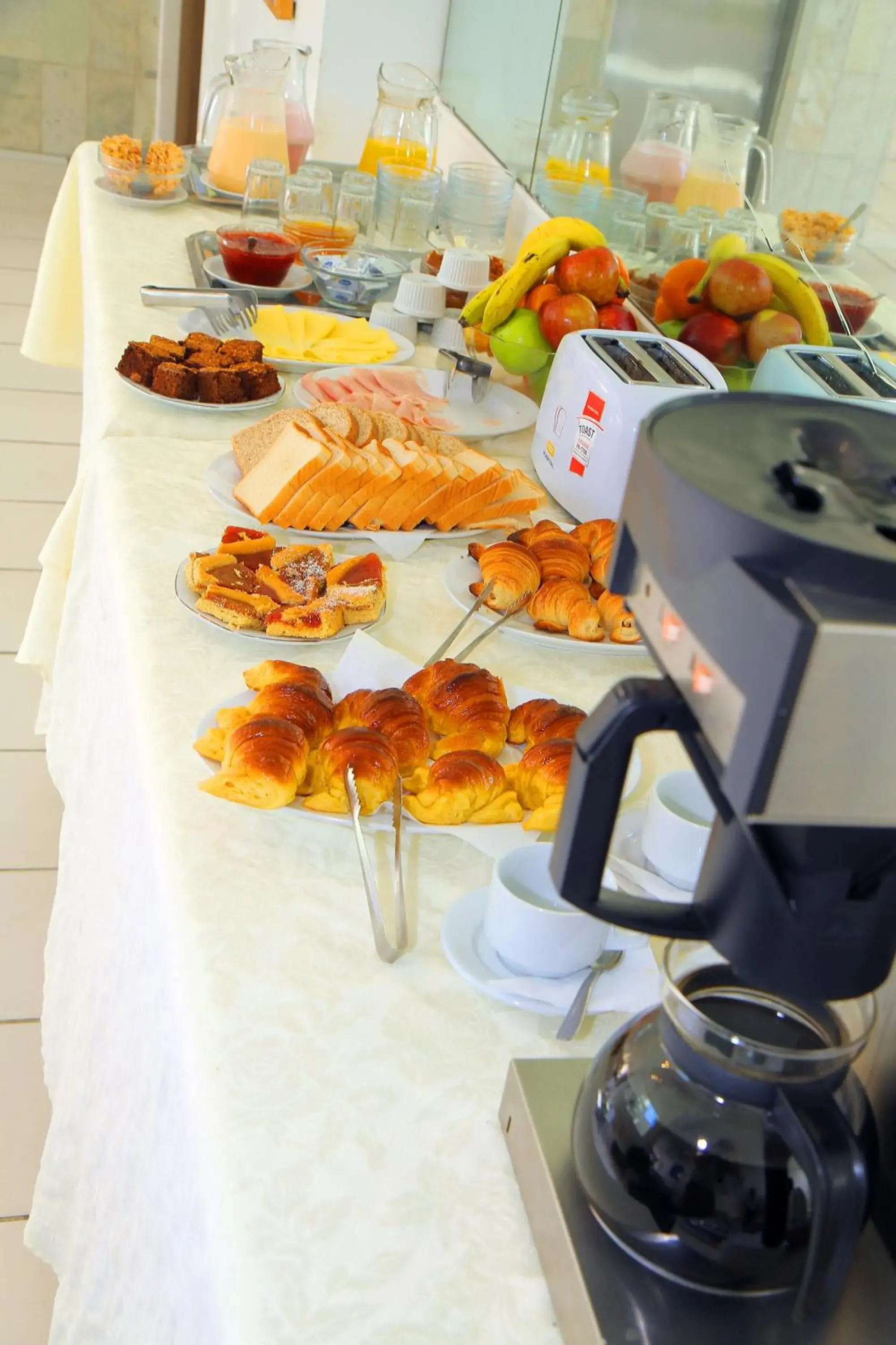 Buffet breakfast in Aqua Hotel Buffet breakfast in Aqua Hotel