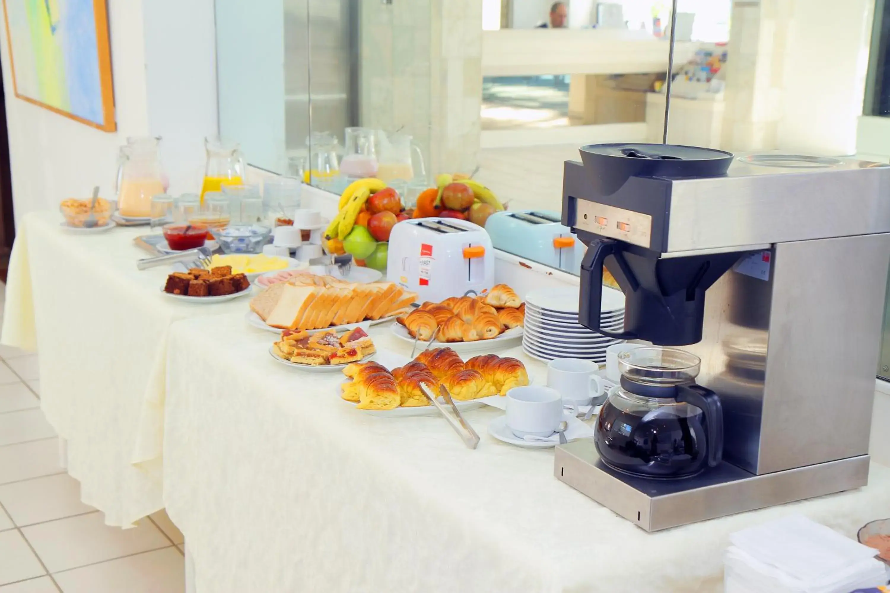 Buffet breakfast in Aqua Hotel Buffet breakfast in Aqua Hotel