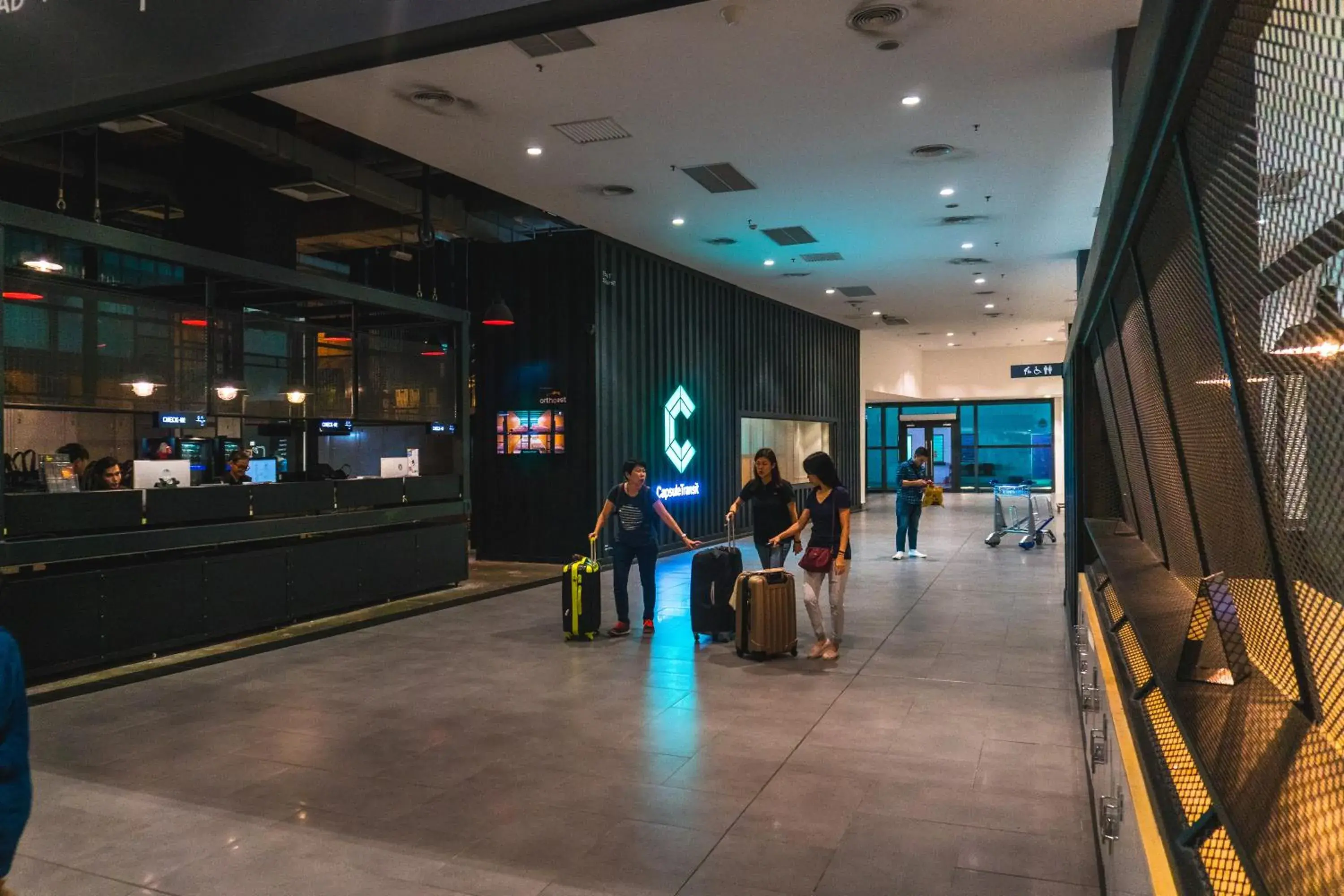 Facade/entrance in Capsule Transit KLIA 2 (Landside) - Gateway@KLIA2, Level 1 Facade/entrance in Capsule Transit KLIA 2 (Landside) - Gateway@KLIA2, Level 1