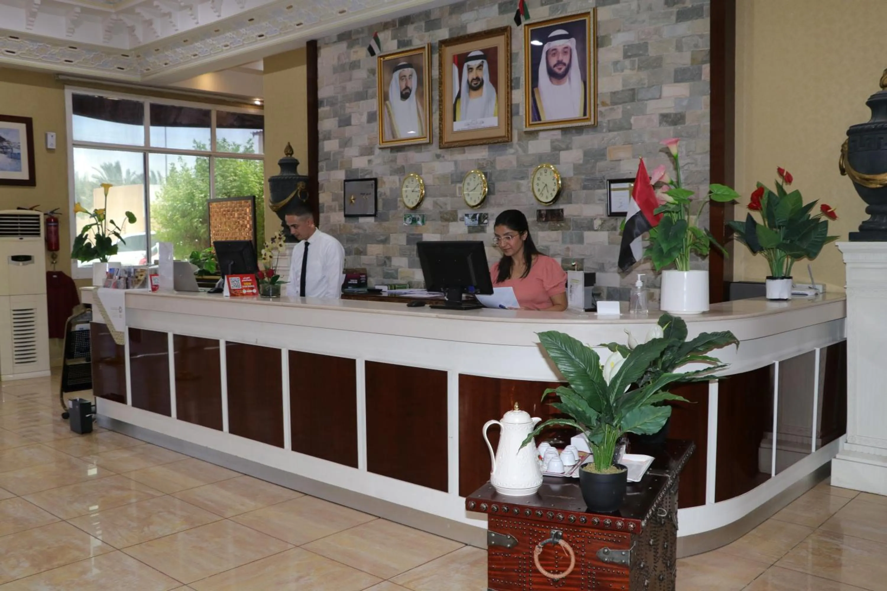 Lobby or reception in Sharjah International Airport Hotel