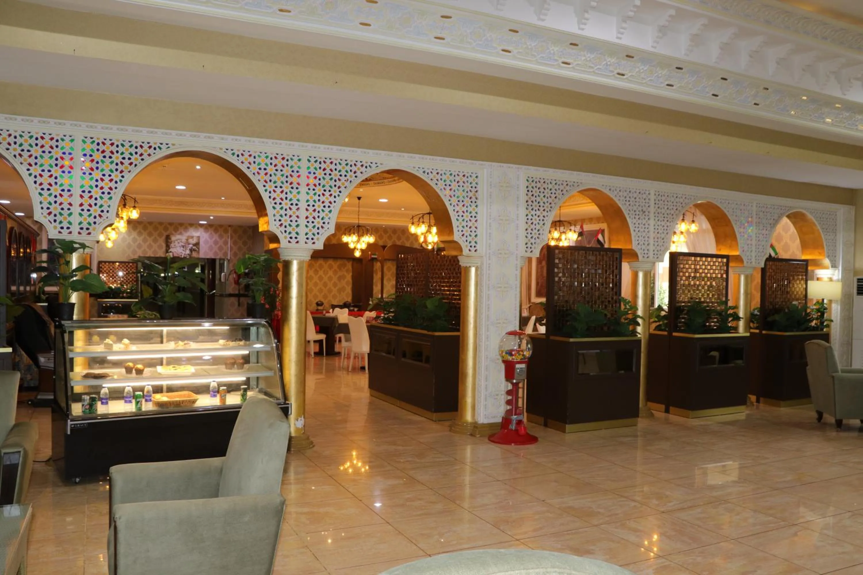 Seating area in Sharjah International Airport Hotel