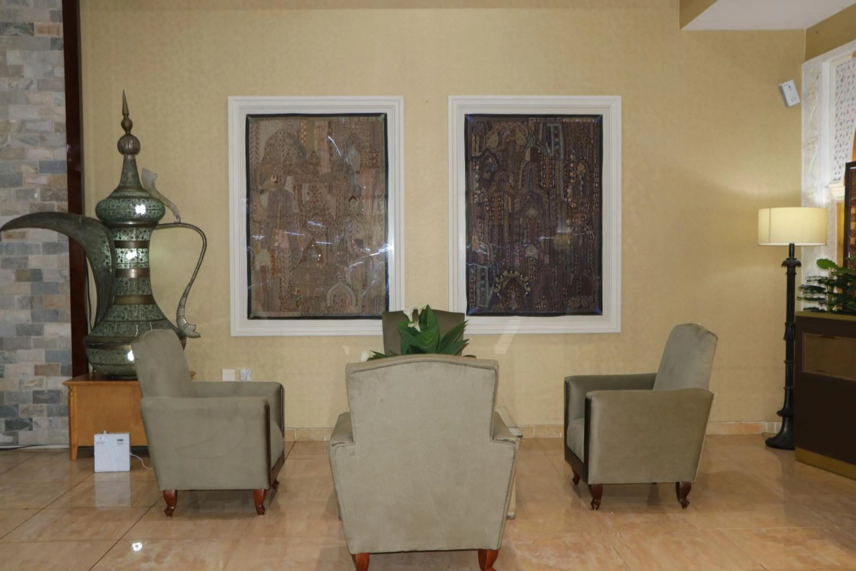 Seating area in Sharjah International Airport Hotel