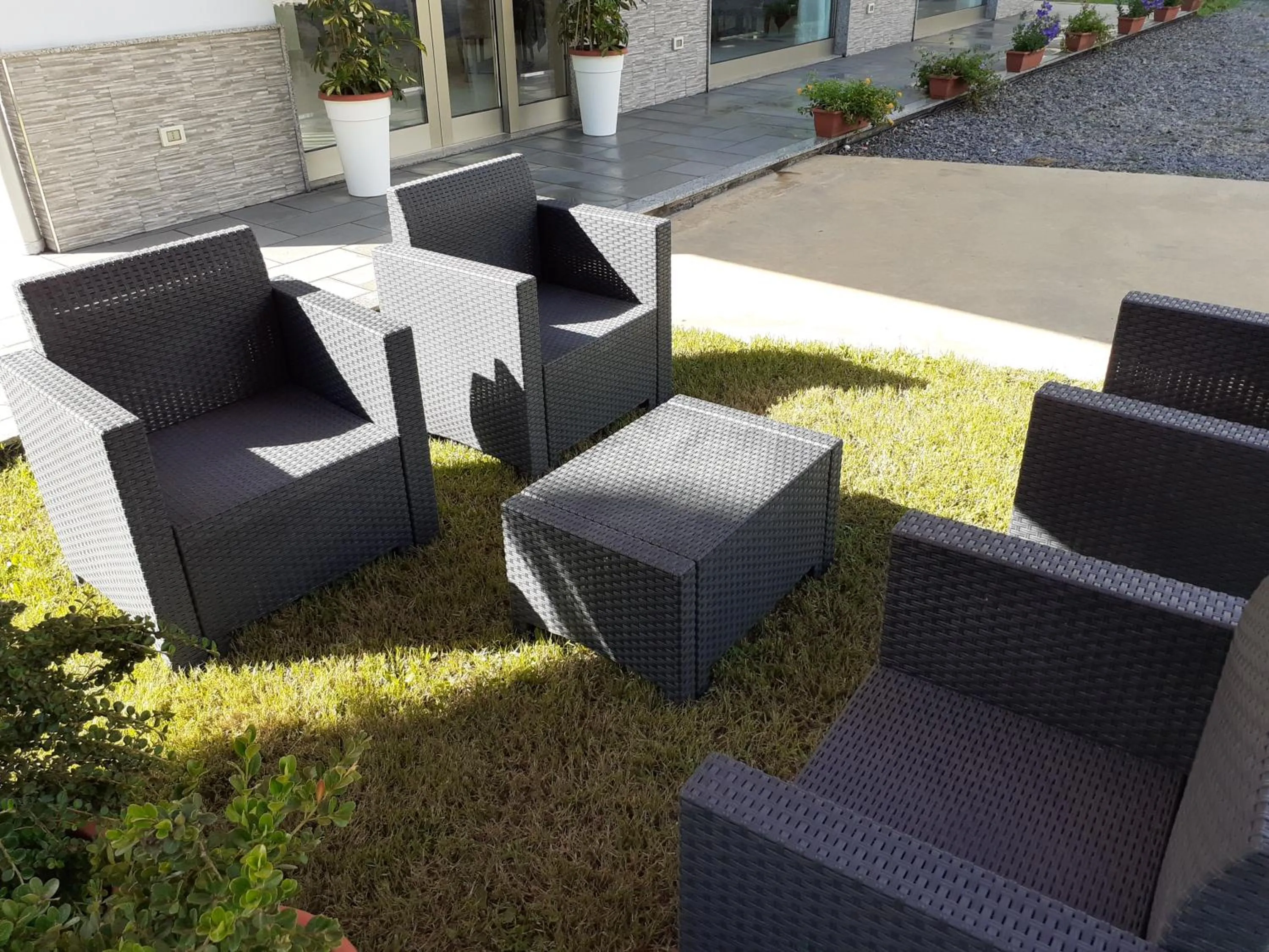 Garden view in Hotel Rodian