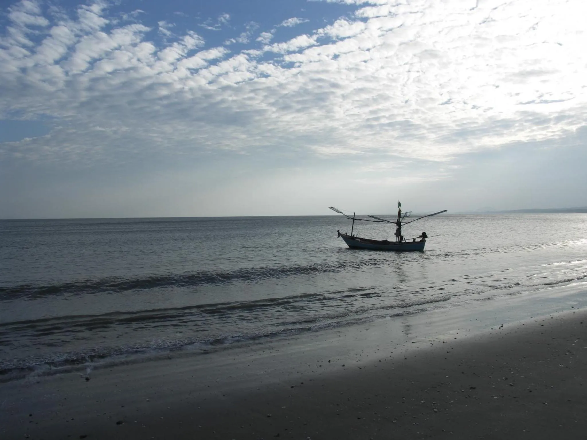 Beach in Sailom Resort Bangsaphan