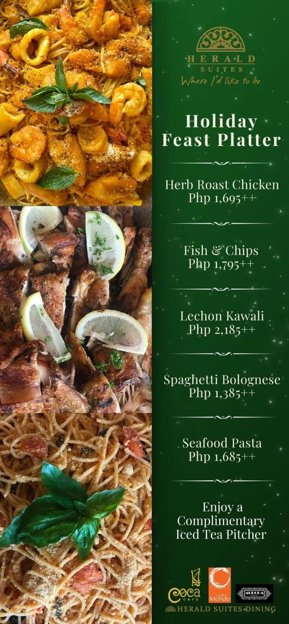 Restaurant/places to eat in Herald Suites Solana