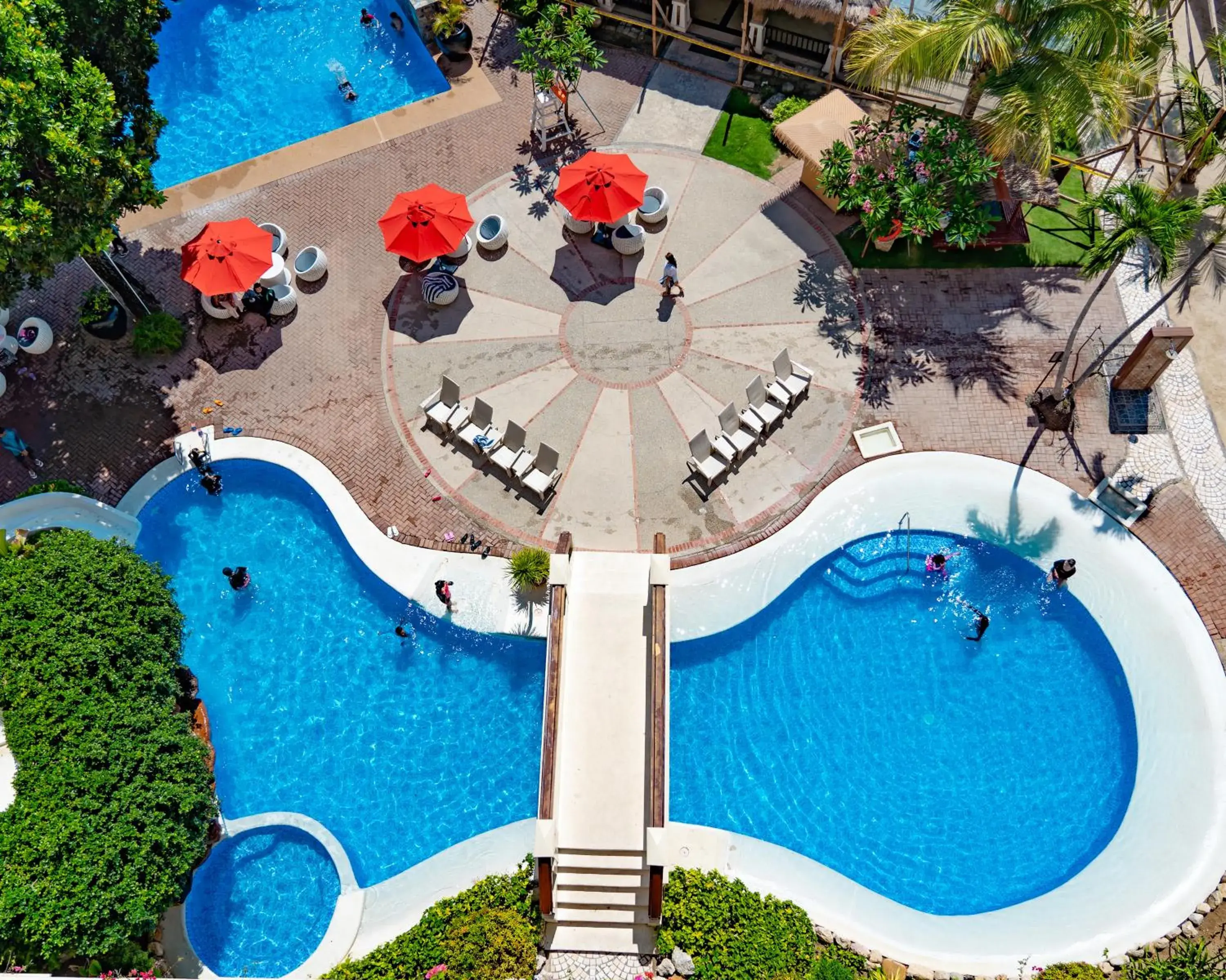 Pool view in Costabella Tropical Beach Hotel Pool view in Costabella Tropical Beach Hotel