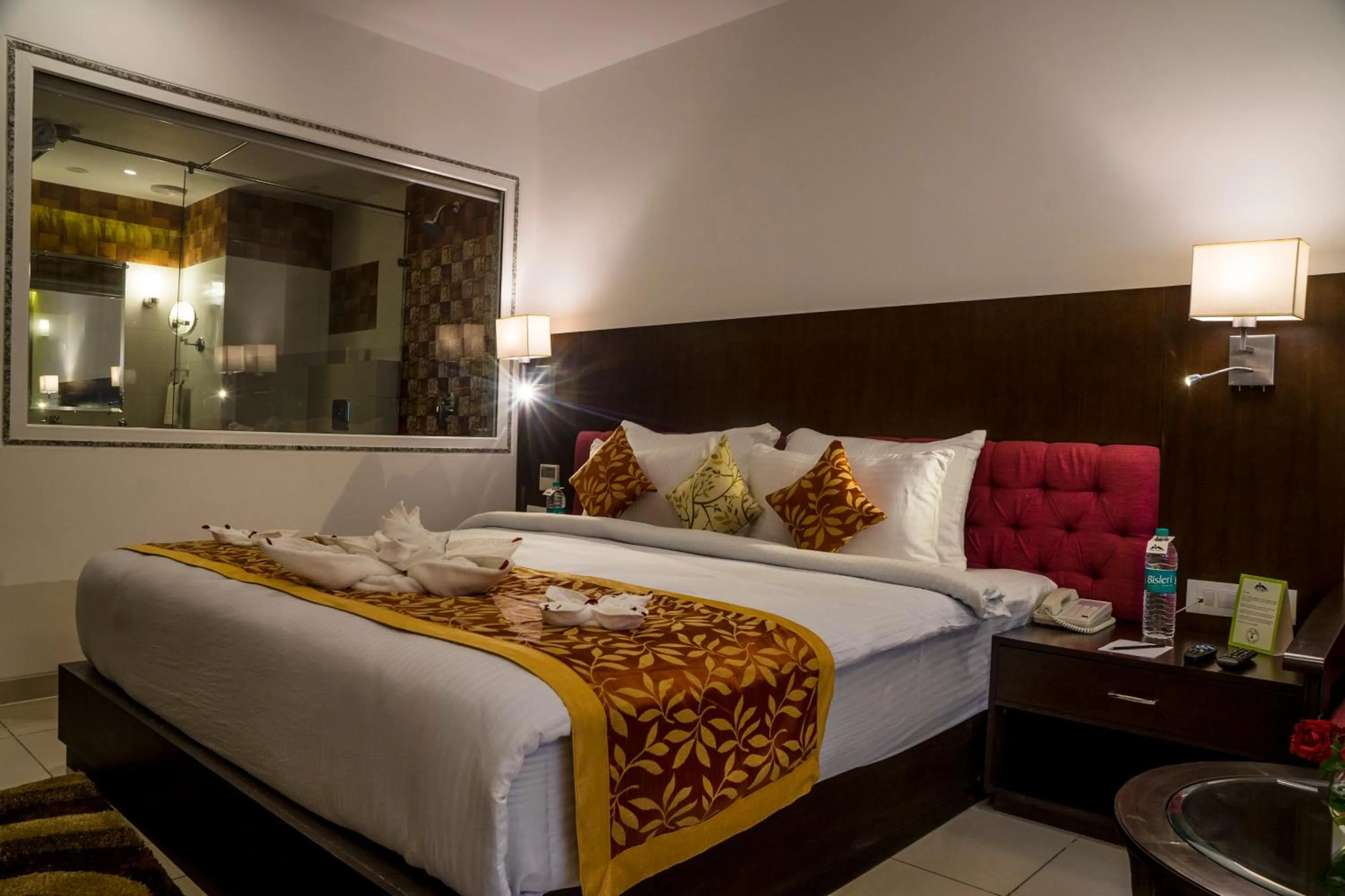 Bed in Hotel Udai Median