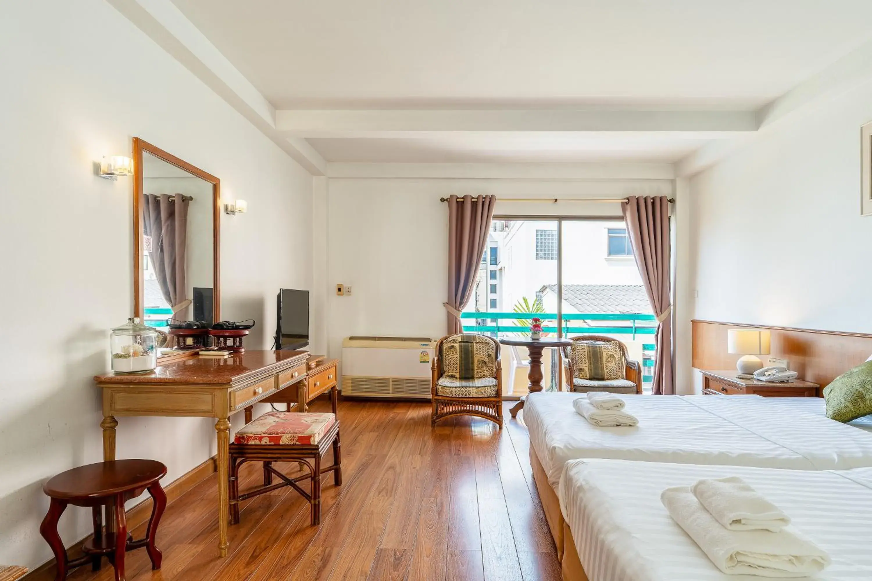 Bedroom, Bed in Sirin Hotel Hua Hin Bedroom, Bed in Sirin Hotel Hua Hin